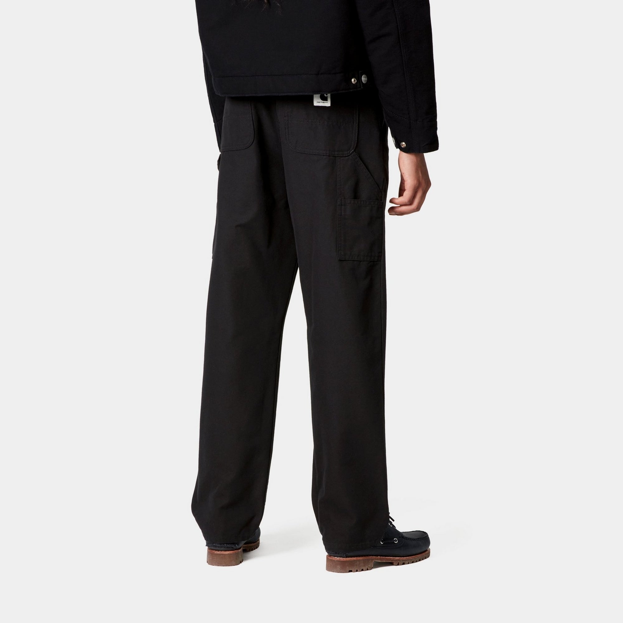 Pierce Pant Straight Canvas Pants for Men | Black Casual Trousers | Perfect for Work, Travel & Everyday Wear