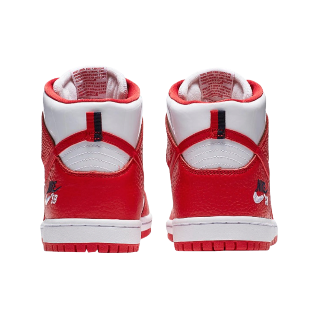 Nike SB Dunk High Future Court Red White Sneakers - Men's Basketball Shoes for Streetwear & Skateboarding | Perfect for Urban Fashion & Casual Wear