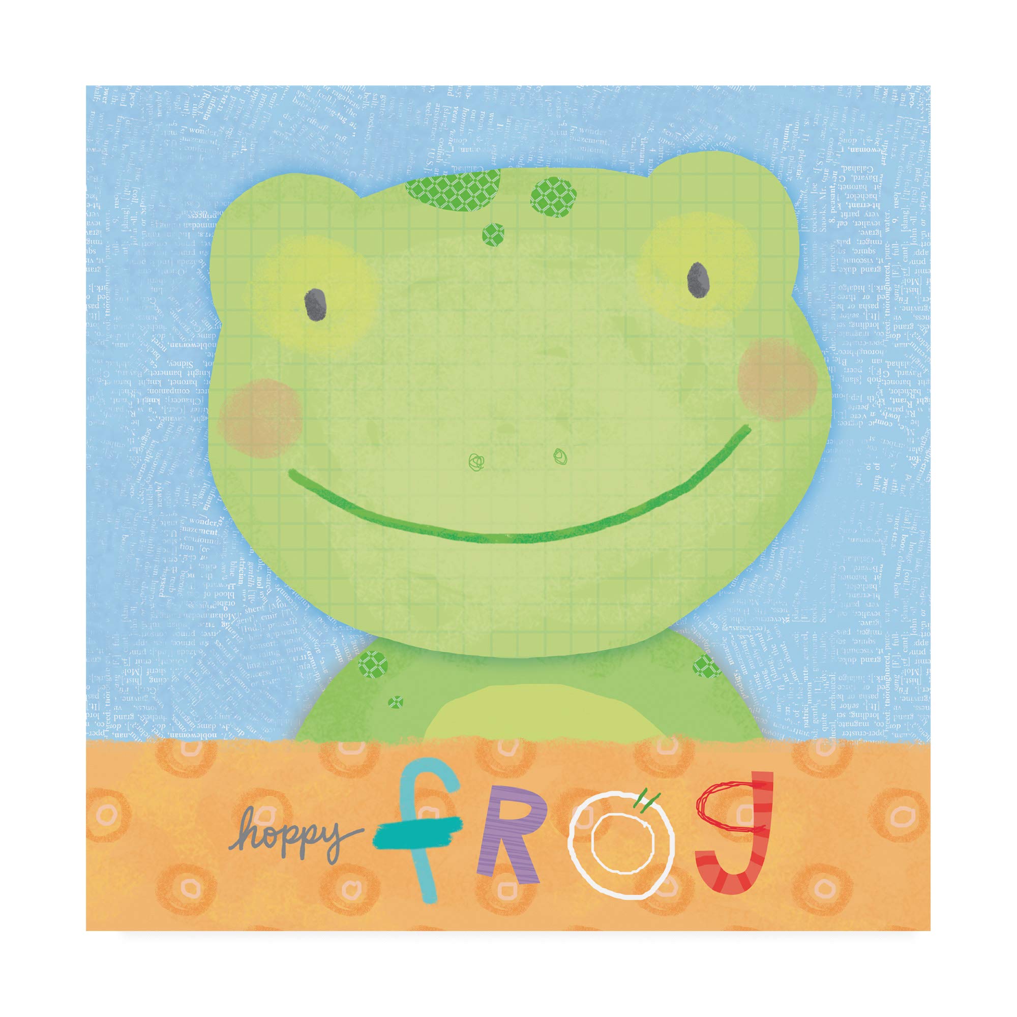 Trademark Fine Art Baby Animals 3 by Holli Conger - 18x18 Inch Canvas Wall Art - Perfect for Nursery, Kids Room & Home Decor