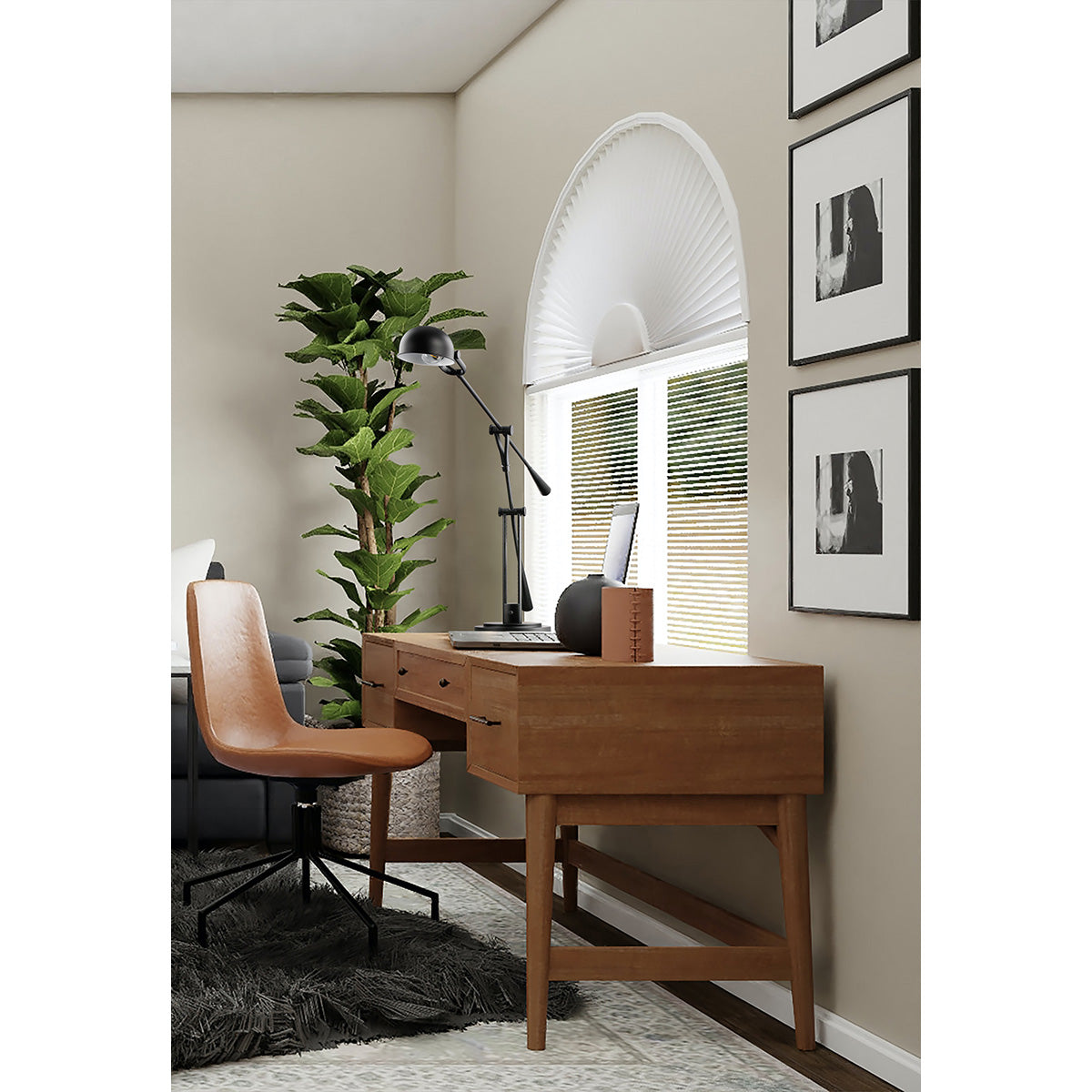 Stylish Gramercy Park Table Lamp - Modern LED Desk Light for Living Room, Bedroom & Office - Perfect for Reading, Working & Decor
