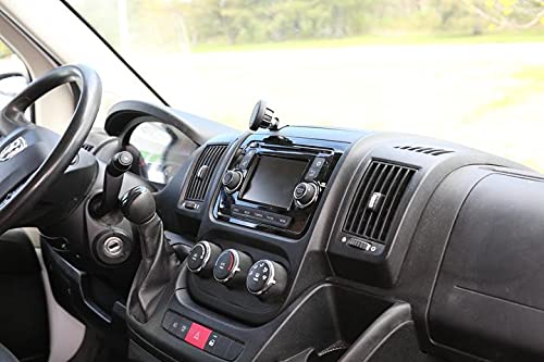 Course Motorsports DirectFit Phone Mount - Magnetic & Wireless Charging for Dodge Ram Promaster 2014-2021 | Universal Smartphone Holder | Perfect for GPS Navigation & Hands-Free Driving