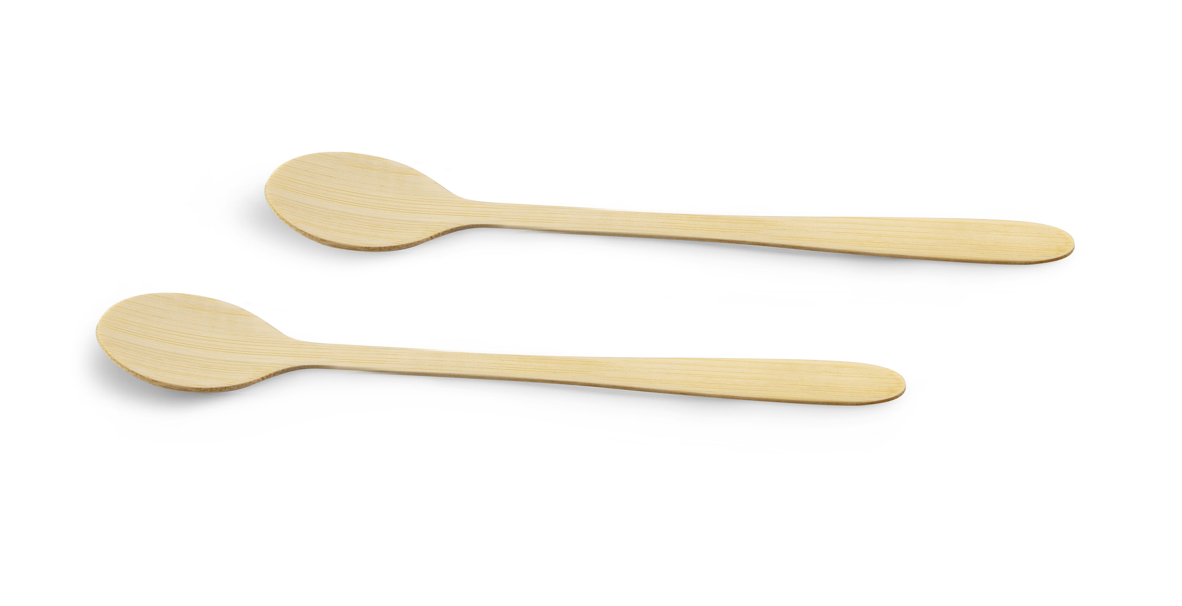 Eco-Friendly Bamboo Sorbet Spoon Set - Reusable Dessert Spoon for Ice Cream, Gelato & Frozen Treats - Perfect for Parties, Picnics & Home Use