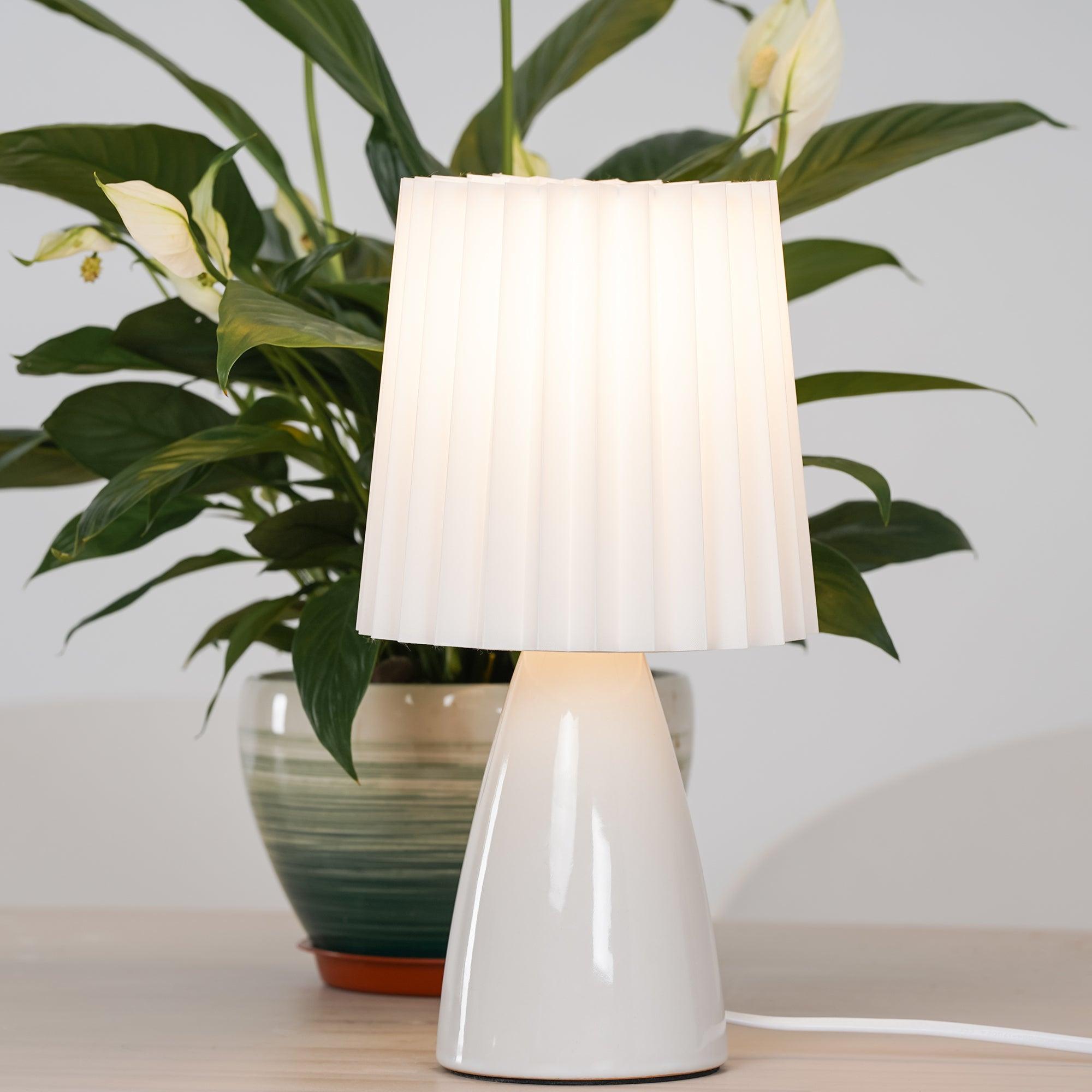 Delilah Table Lamp - Modern LED Nightstand Lamp with USB Port, Touch Control & Adjustable Brightness for Bedroom, Living Room, Office & Nursery Decor