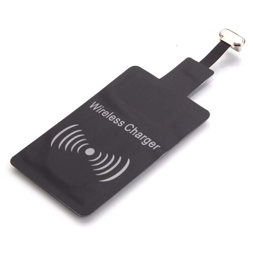 Qi Wireless Charging Receiver Adapter - Universal USB Type-C Wireless Charger Compatible with Google Pixel, Samsung, LG & Android Phones | Perfect for Home, Office & Car Charging