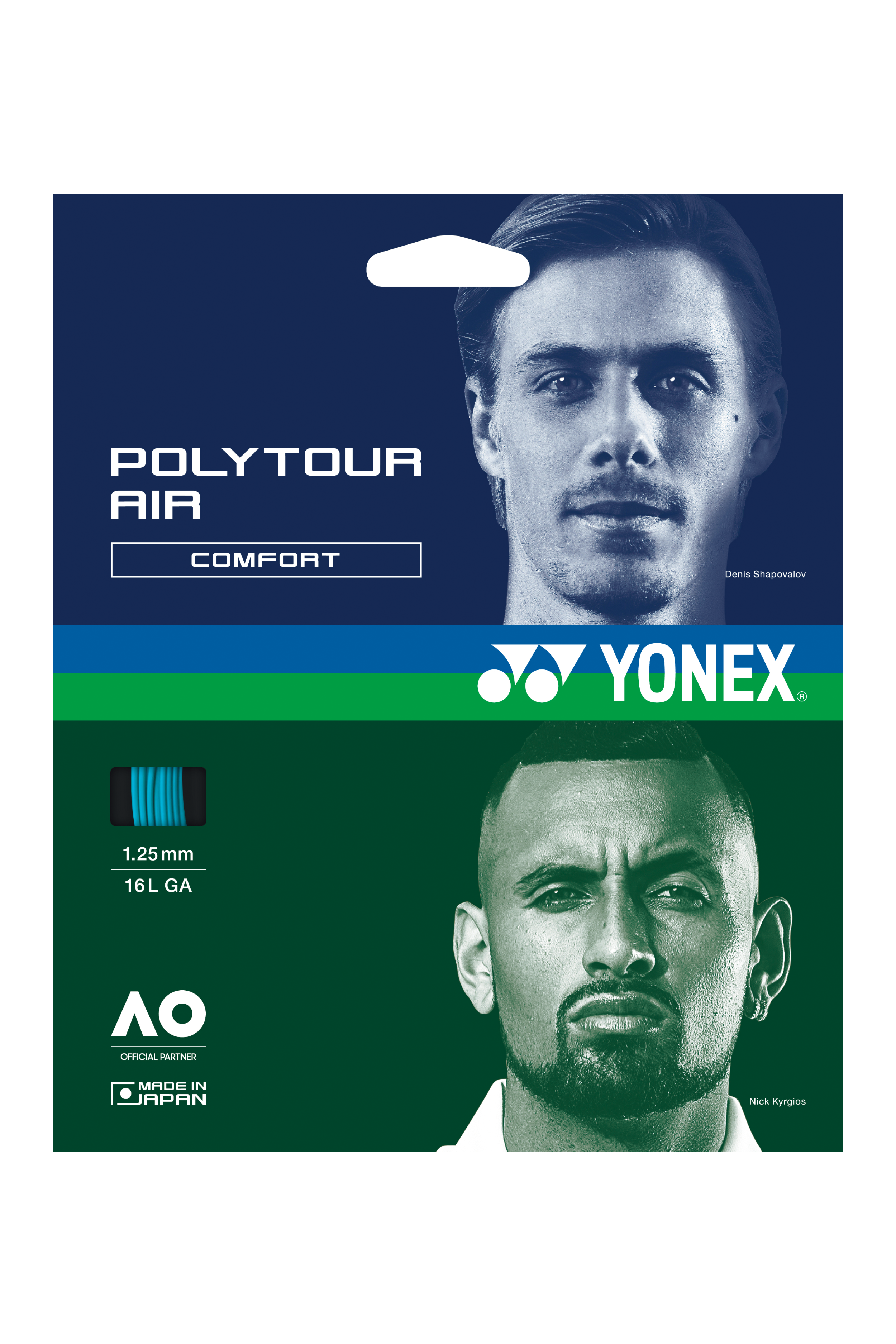 Yonex Polytour Air 1.25mm Tennis String | High-Performance Single Pack | Perfect for Competitive Play & Stringing Services