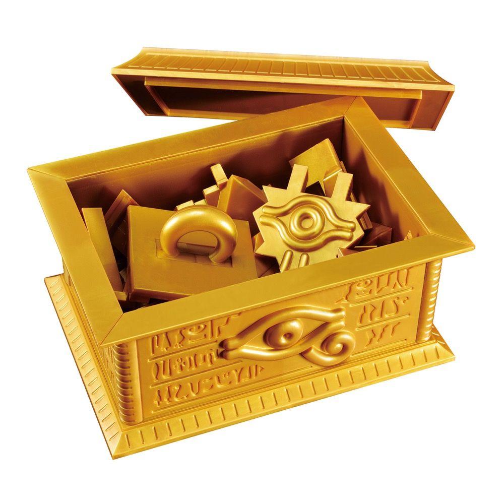 Bandai Ultimagear Yu-Gi-Oh! Gold Sarcophagus Millennium Puzzle Model Kit - Collectible Anime Action Figure for Display & Gifts