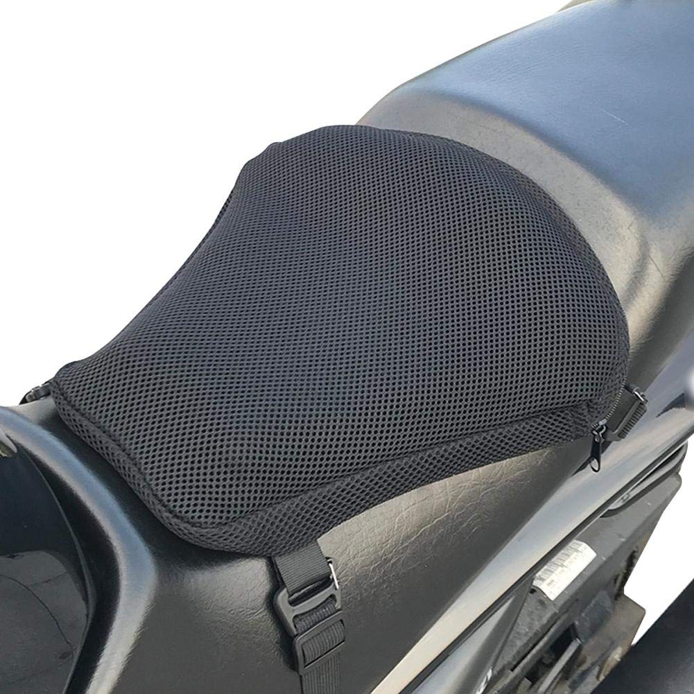 **Wustrious Inflatable Motorcycle Seat Cushion – Breathable Airbag Seat Pad for Lower Back & Back Pain Relief – Shock Absorbing & Comfortable for Long Distance Rides – Perfect for Touring, Commuting & Adventure Biking**