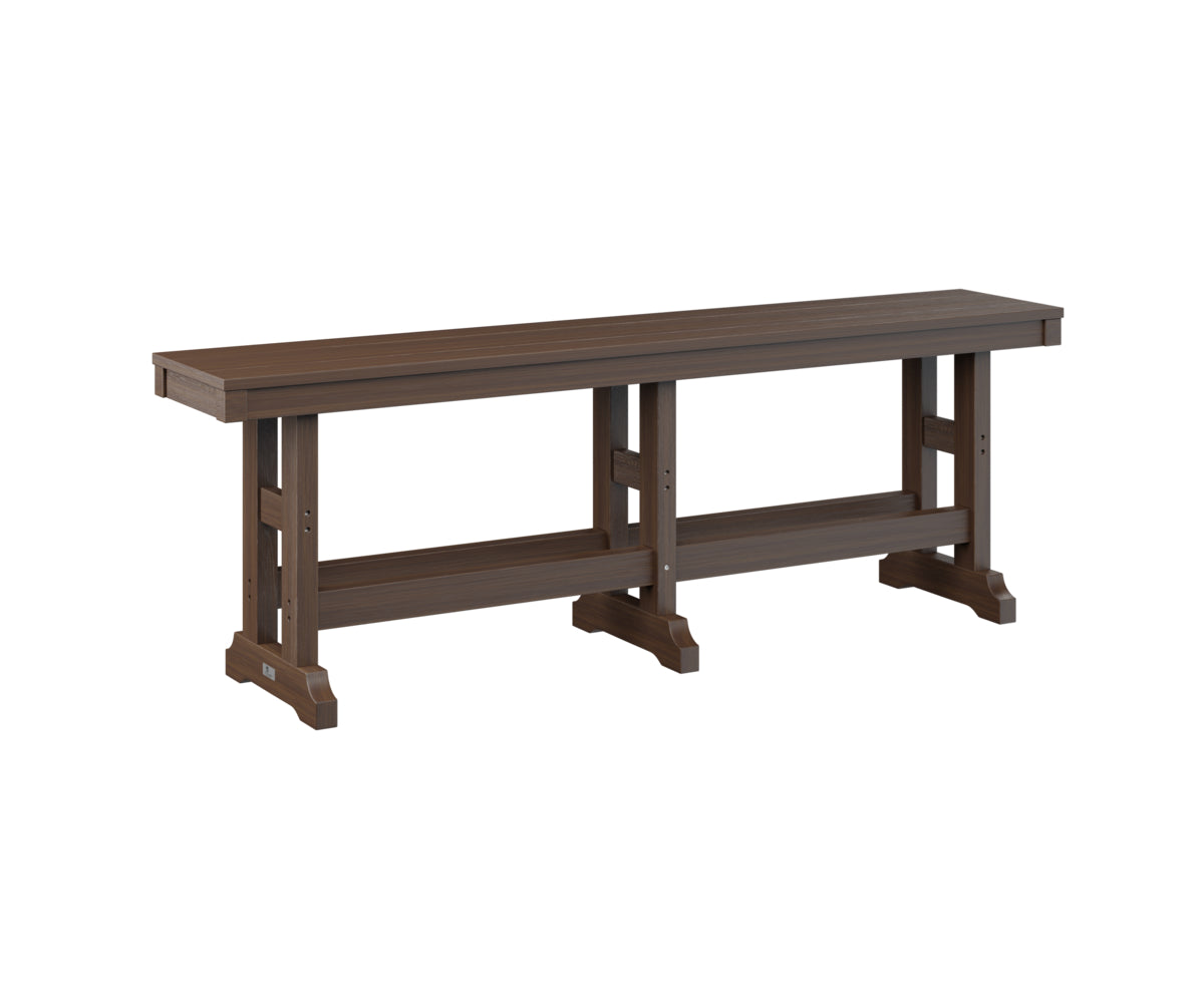 Berlin Gardens Garden Classic 66 Dining Bench - Outdoor Patio Furniture for Backyard, Deck, and Garden - Weather-Resistant Dining Set with Comfortable Seating
