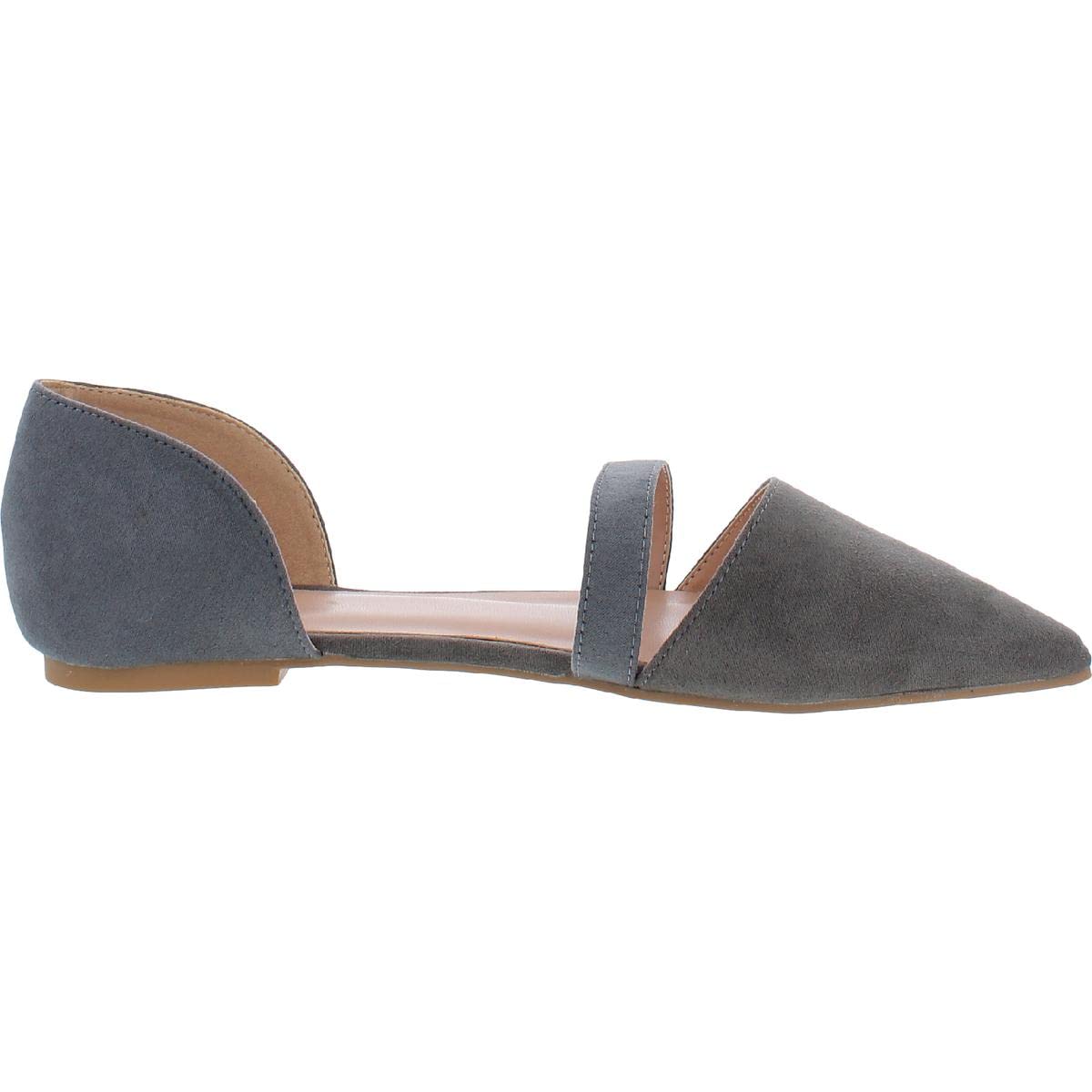 Journee Collection Women's Comfortable Ballet Flats - Lightweight Slip-On Shoes for Work, Travel & Everyday Wear