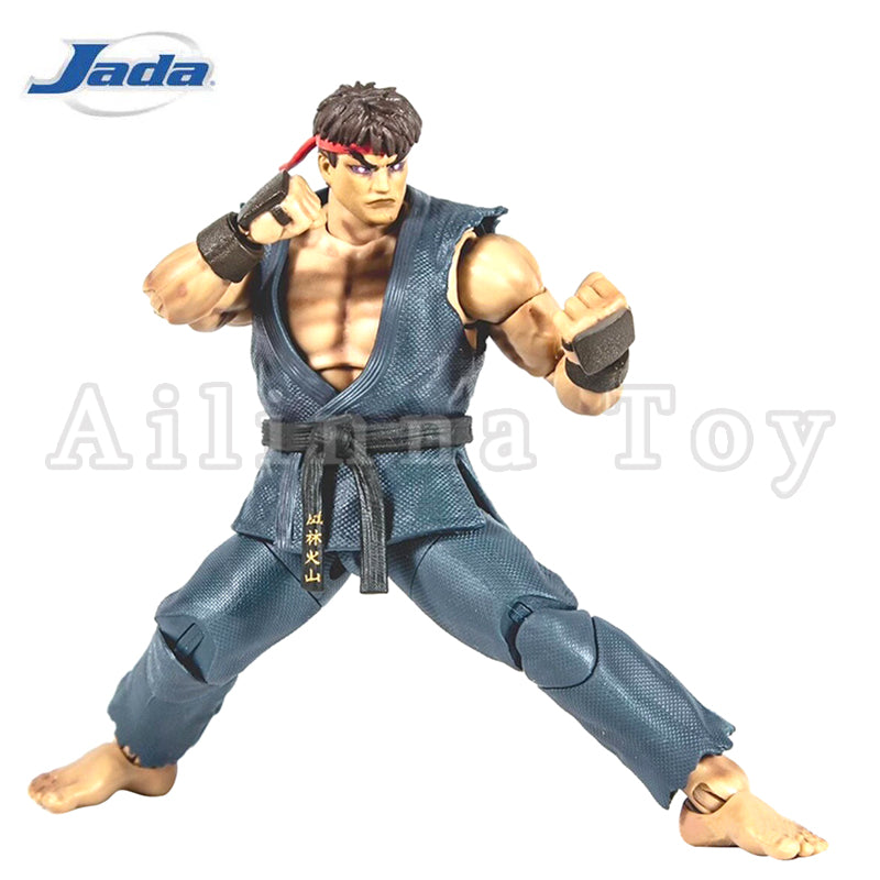 Jada Toys 1/12 Scale 6-Inch Evil Ryu Action Figure - Ultra Street Fighter II: The Final Challengers Collectible for Display & Gaming Enthusiasts