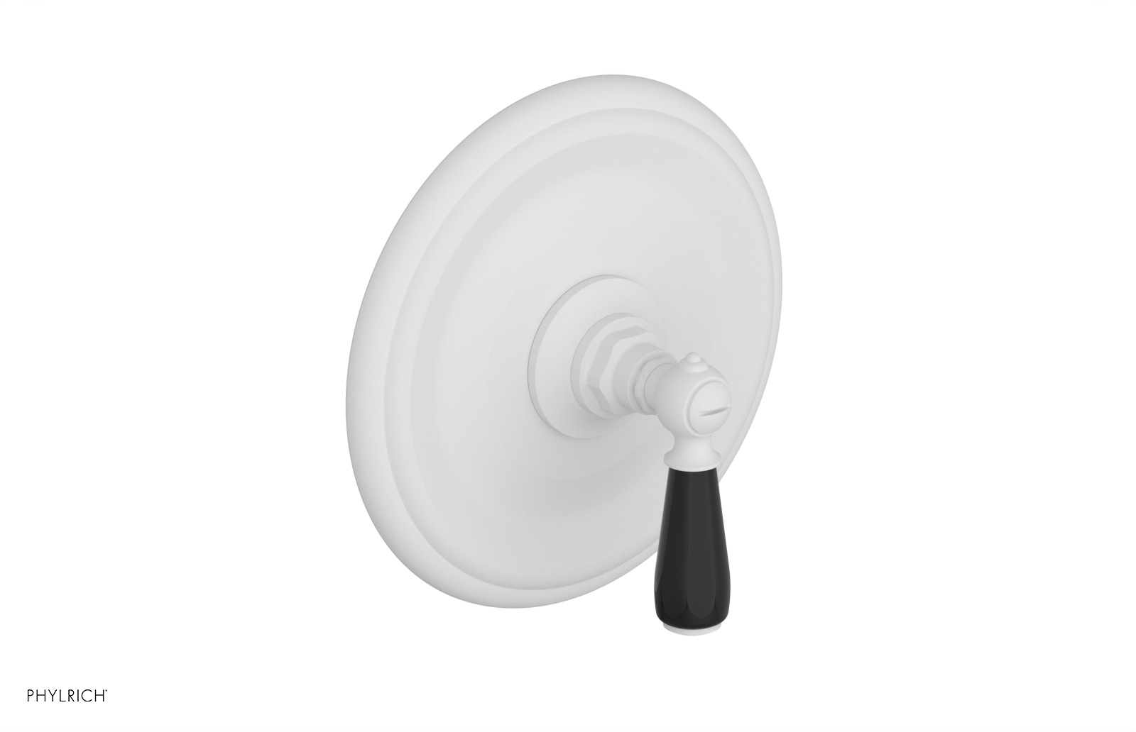 Jamestown Pressure Balance Shower Plate & Handle Trim with Black Accents - 4