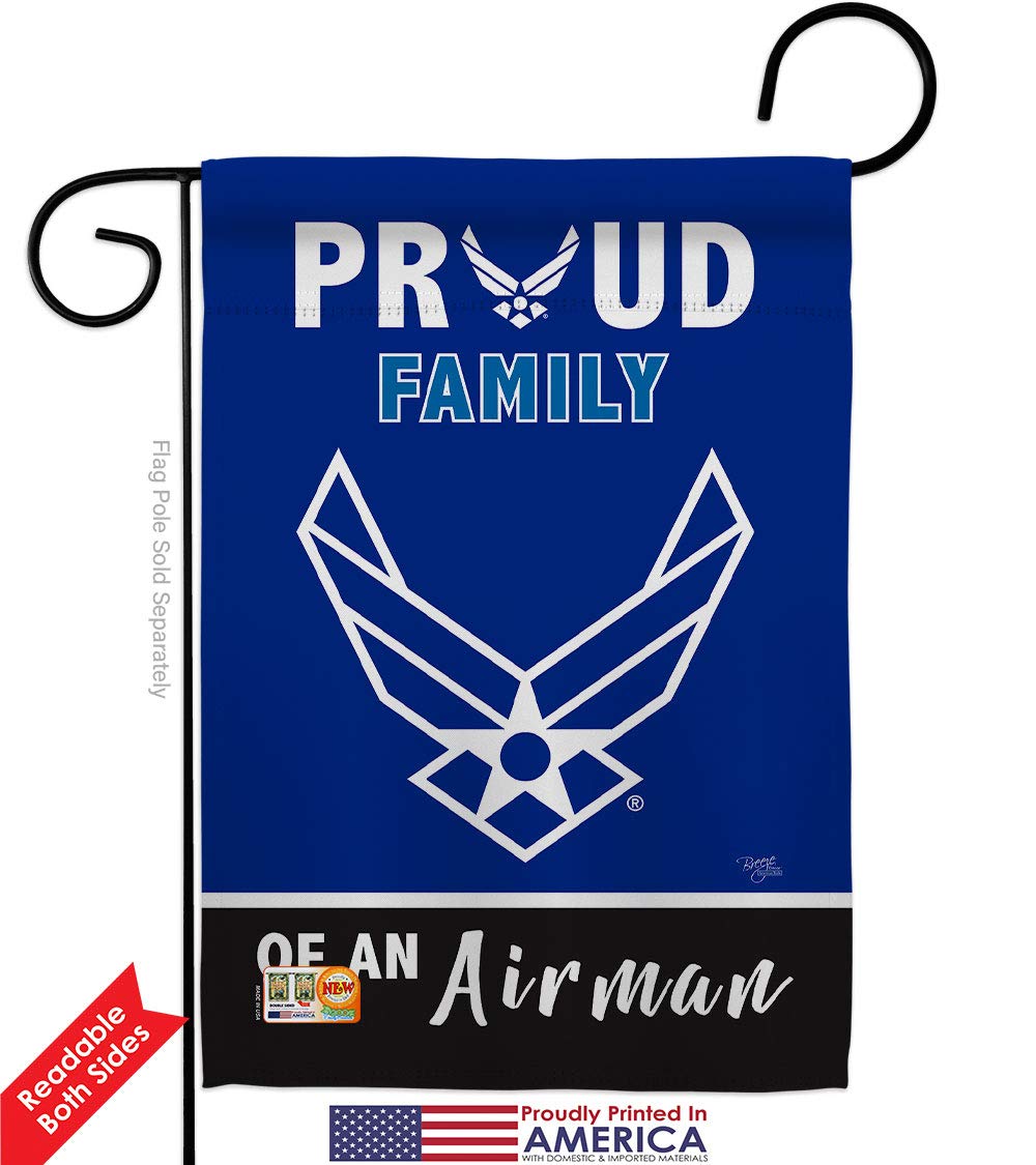 USA Military Garden Flag Set - Double-Sided 13x18.5in for Yard & Home Decor