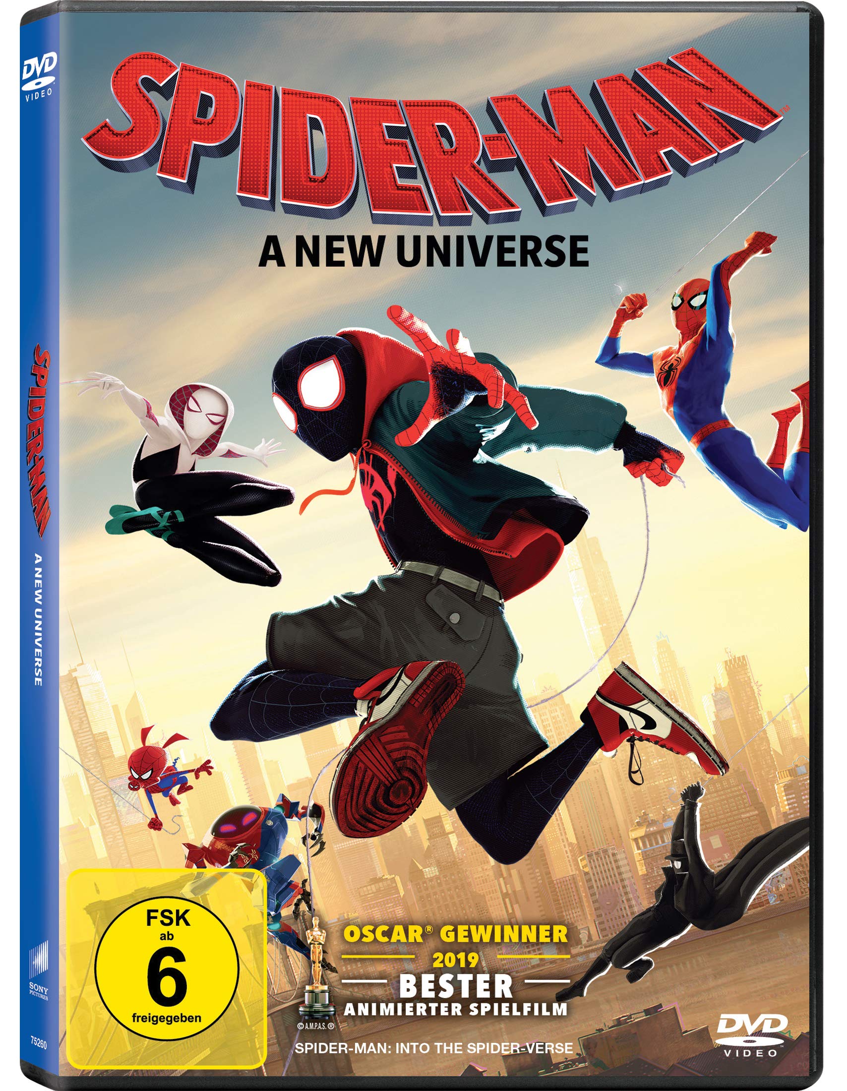 Spider-Man: A New Universe - Official Marvel Movie DVD & Blu-ray | Action-Packed Superhero Adventure for Kids & Adults | Perfect for Movie Nights & Marvel Fan Collections
