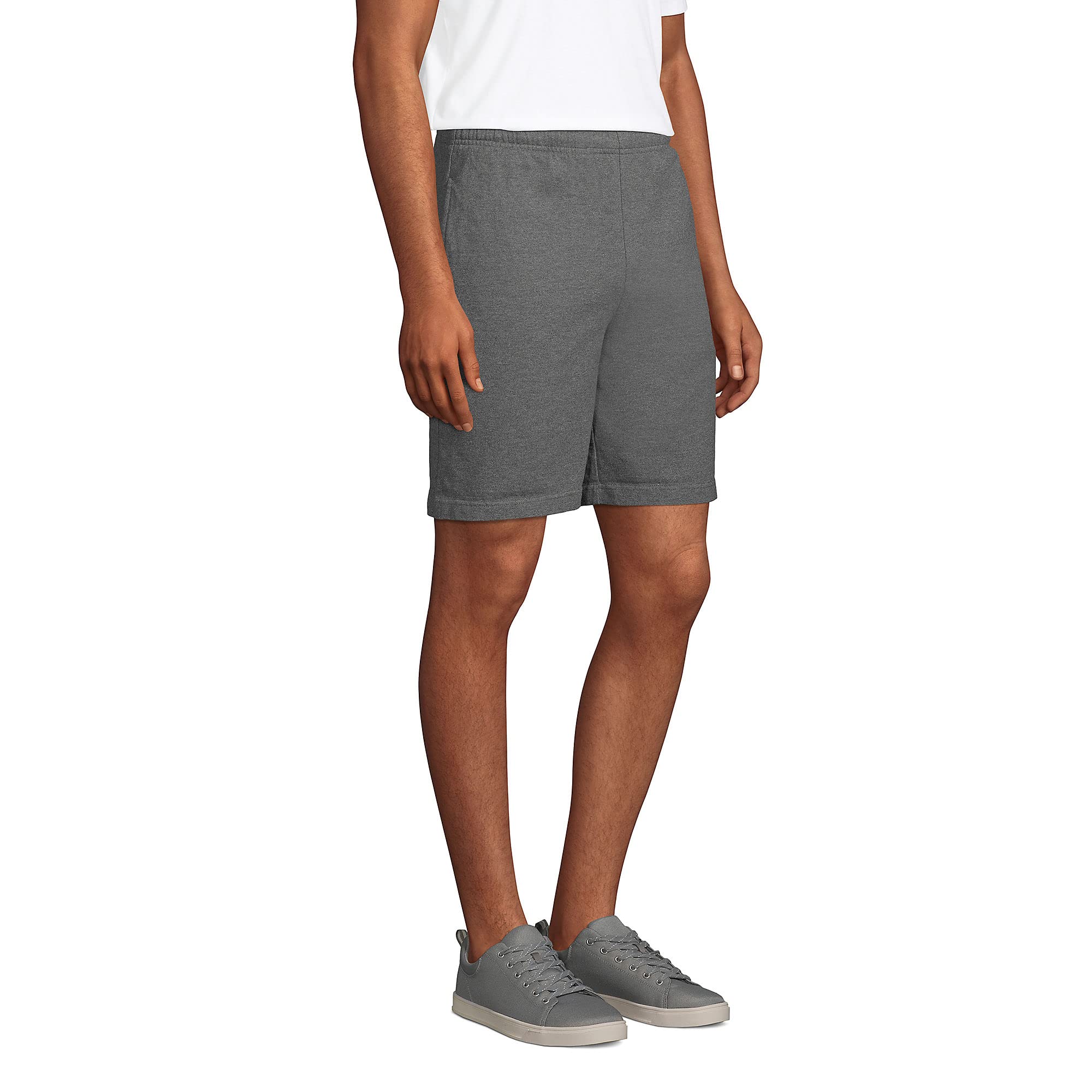 Lands' End Men's Jersey Knit Shorts - Comfortable Cotton Casual Shorts for Summer | Perfect for Beach, Lounge & Outdoor Activities