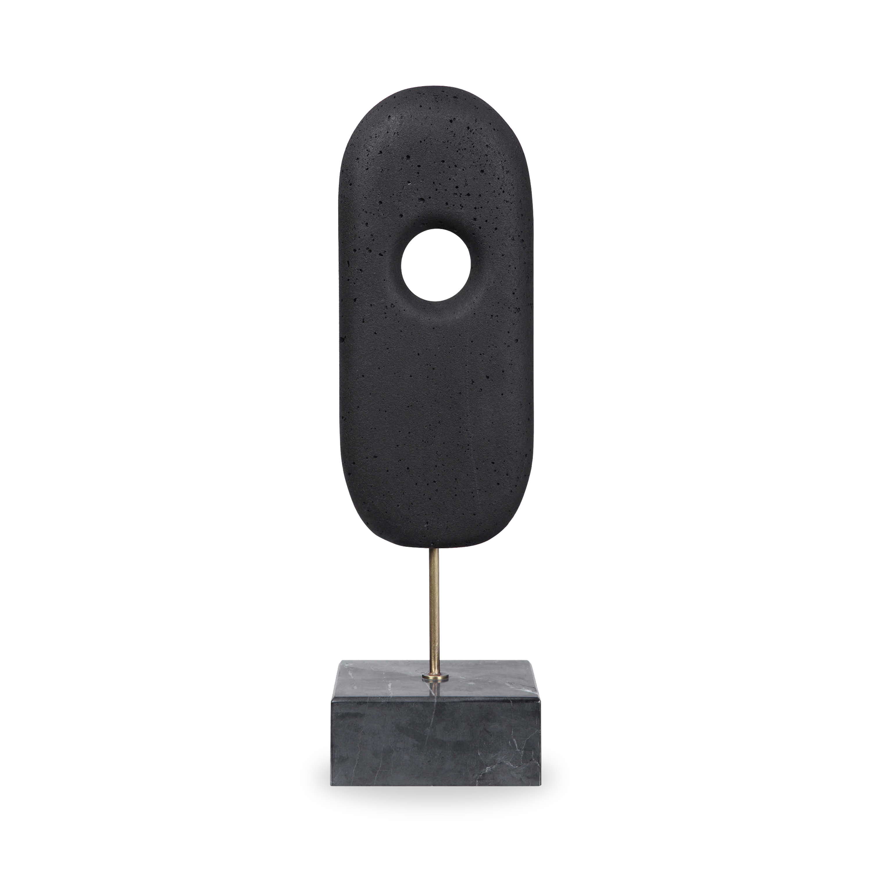 Modern Oval Disc Sculpture - Minimalist Home Decor, Abstract Wall Art for Living Room, Bedroom & Office - Elegant Metal Sculpture for Interior Design & Gifts