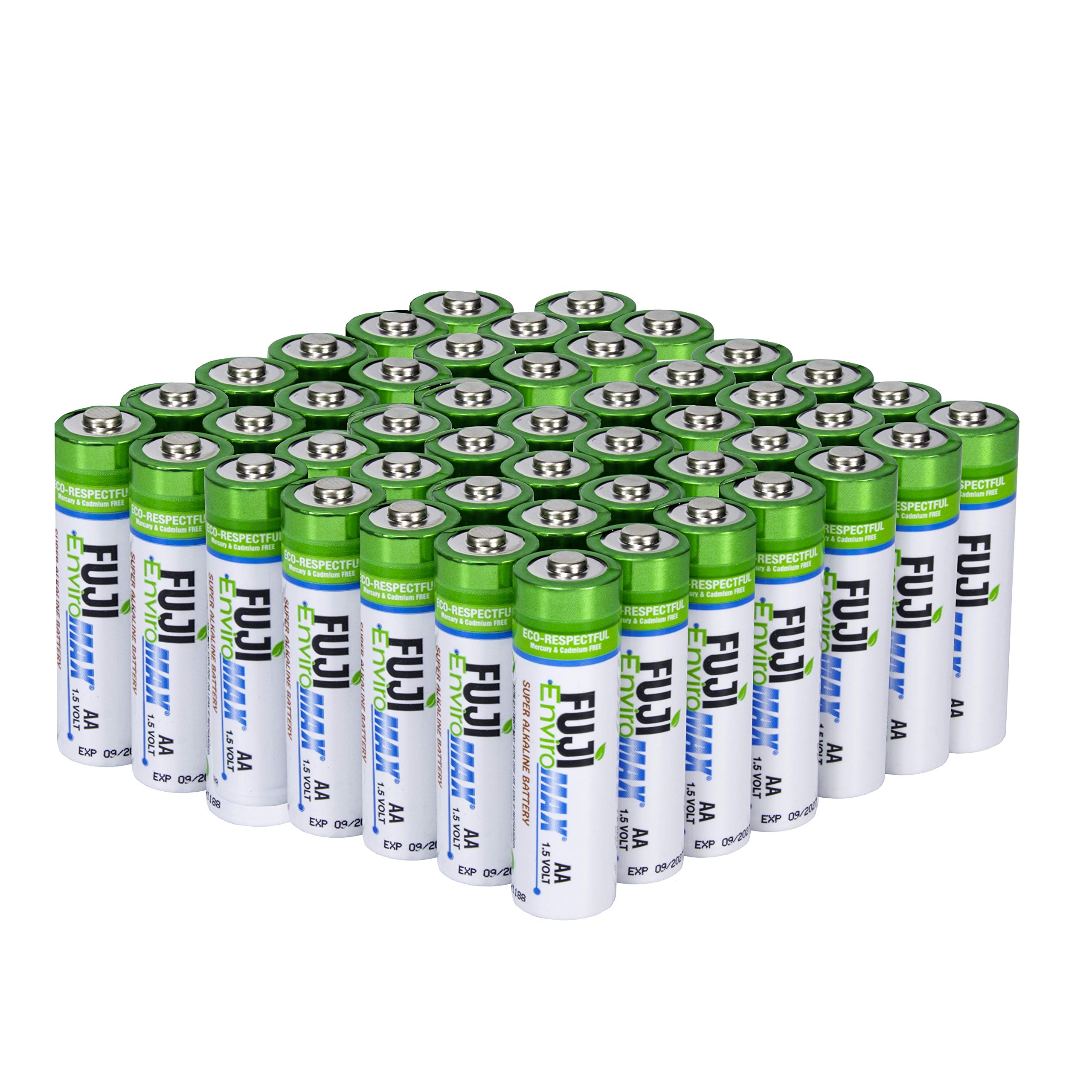 Fuji Enviromax 4300SP48 Super Alkaline AA Batteries 48-Pack - Long Lasting Power for Toys, Flashlights, Remote Controls & Electronic Devices