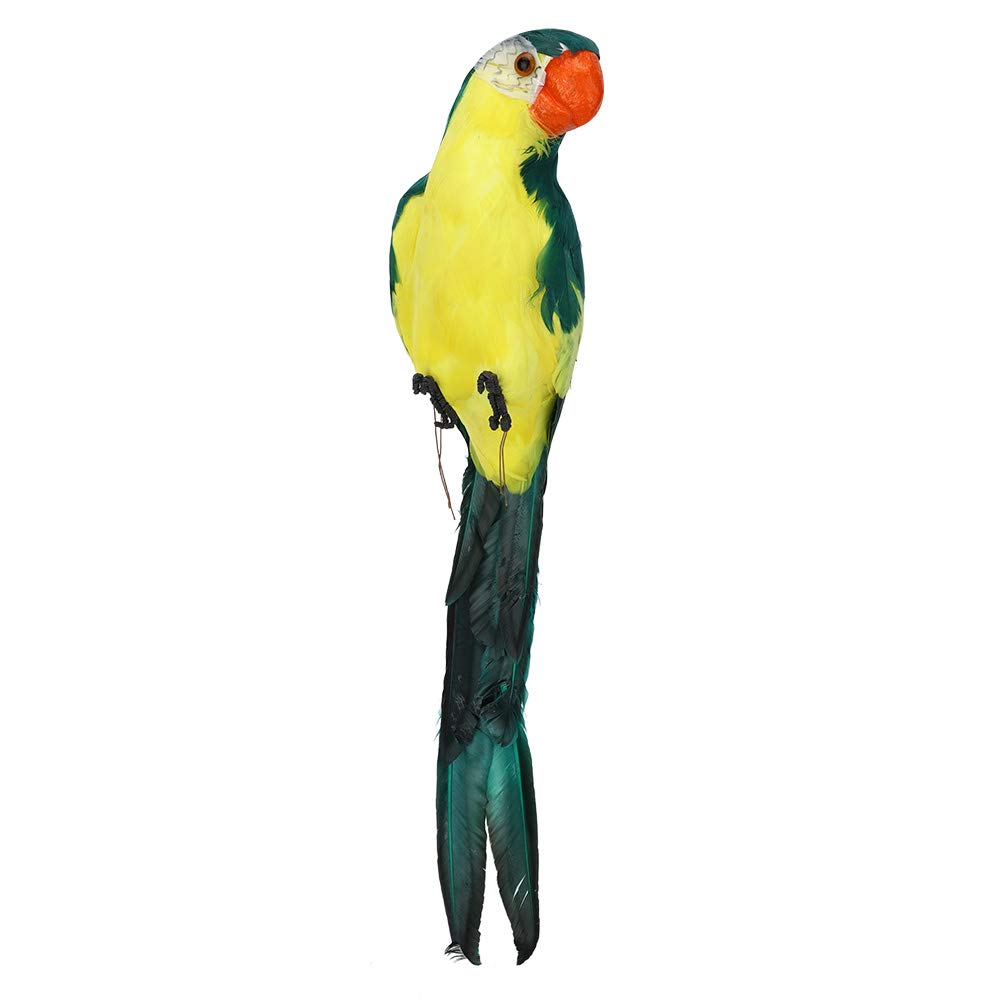 Realistic Artificial Green Bird Decor - Foam & Feather Simulation for Home, Living Room, Window Display, Villa Courtyard - Perfect for Photography Props, Wedding Centerpieces & Garden Ornaments