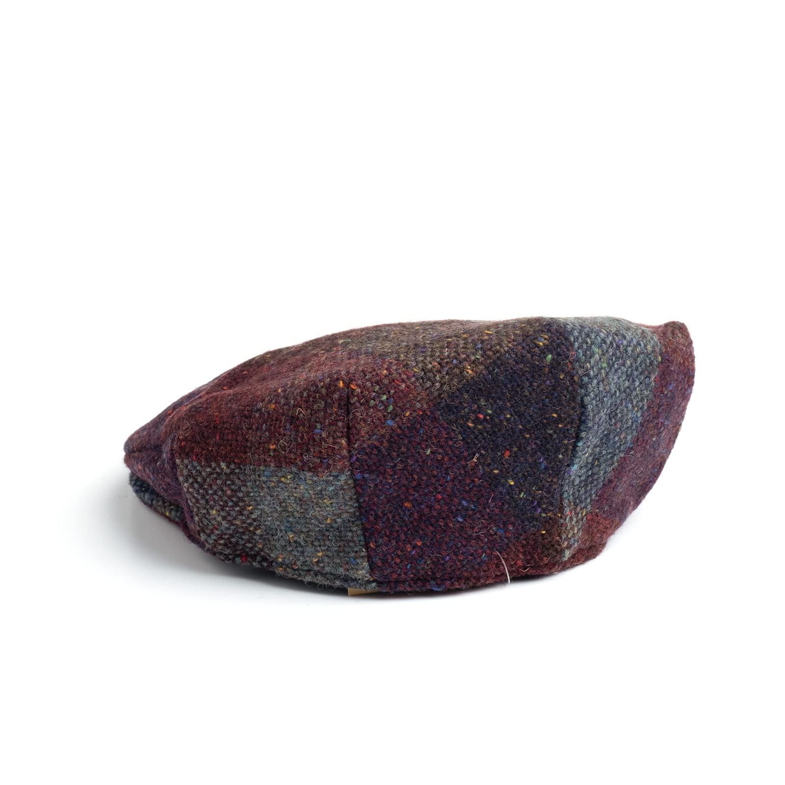 Men's Vintage Wool Tweed Flat Cap - Irish Made Driving Hat for Outdoor Activities