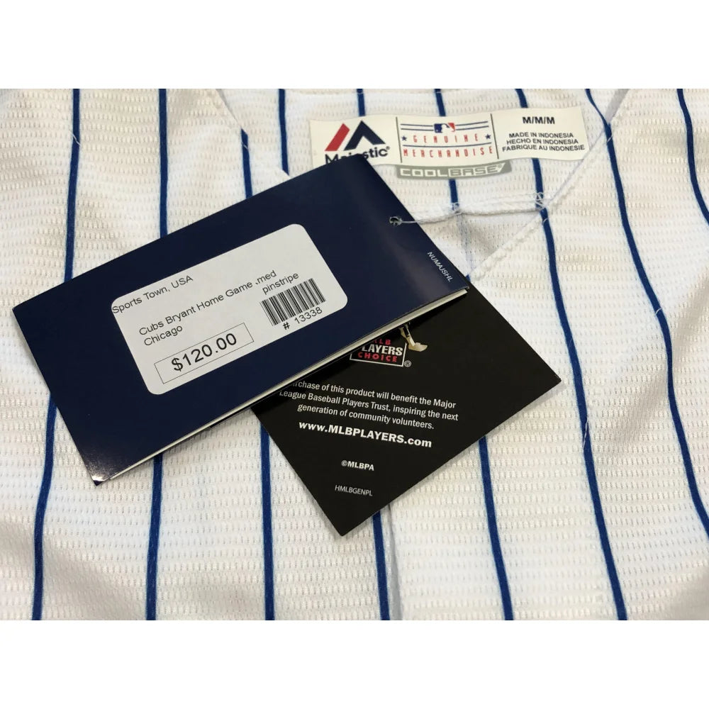 Kris Bryant Signed Chicago Cubs Jersey - 2016 World Series Champions - MLB Authenticated Autograph COA - Perfect for Collectors, Fans & Sports Memorabilia Displays