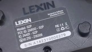 LEXIN G2P Motorcycle Bluetooth Helmet Headset - 6-Way Group Intercom, FM Radio, Universal Pairing, Private Talk & Noise Cancellation - Compatible with Snowmobile, ATV & Motorcycles (1 Pack) - Perfect for Group Rides, Adventure Tours & Off-Roading