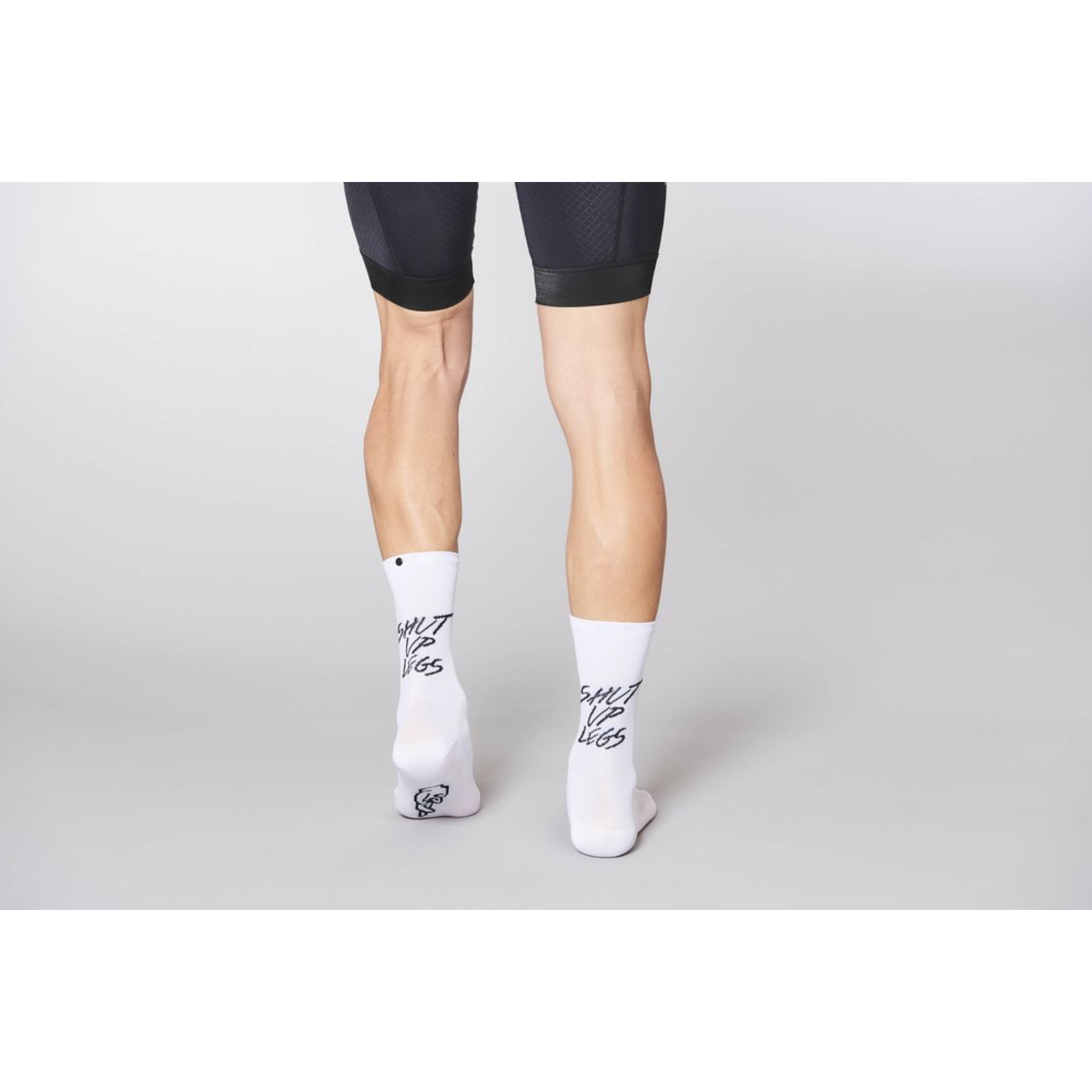 SHUT UP LEGS White Cycling Socks - High Performance Bike Socks for Men & Women - Perfect for Road Cycling, Mountain Biking & Triathlons