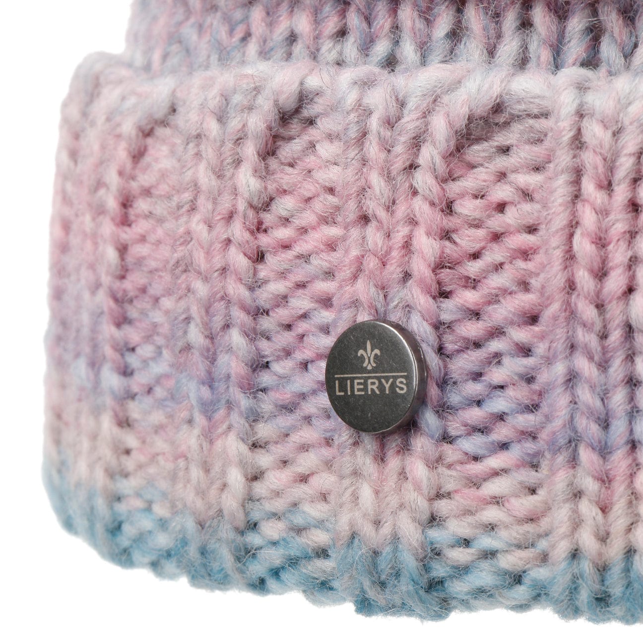 Lierys Faux Fur Pompom Beanie - Soft Winter Knit Hat for Women & Men - Cozy Cold Weather Accessory for Skiing, Snowboarding & Outdoor Activities