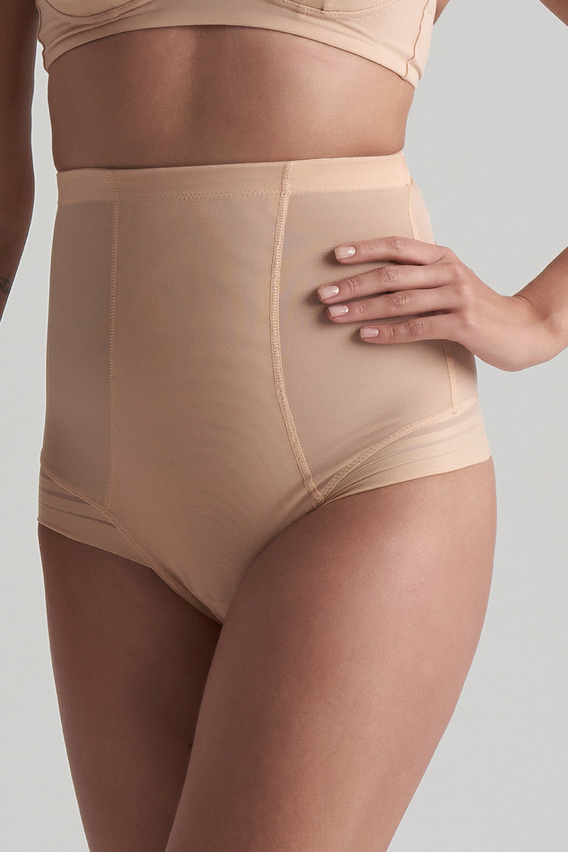Powermesh High Waist Thong - Seamless Underwear for Women, Comfortable & Breathable - Perfect for Yoga, Workout & Everyday Wear