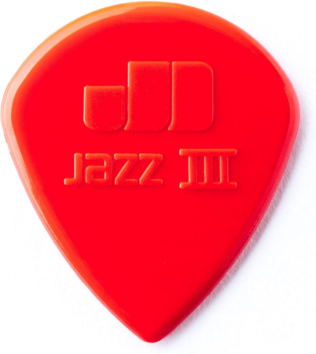 Dunlop Nylon Jazz III Guitar Pick 1.38mm - Premium Plectrum for Jazz, Rock & Blues - Perfect for Fast Playing & Precision Strumming