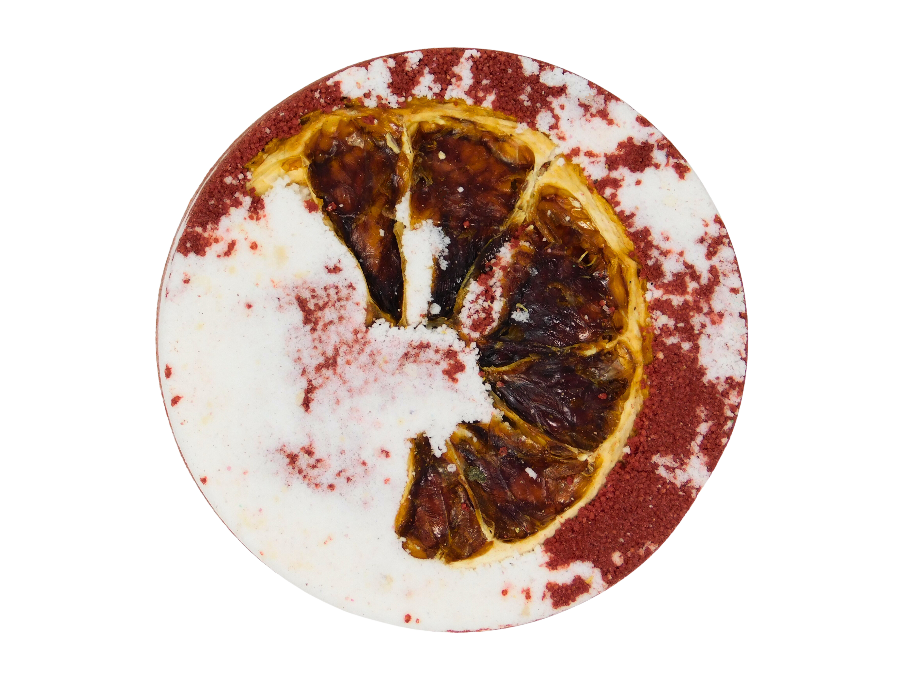 Blood & Milk Bath Bomb for Relaxation - Natural Skincare & Stress Relief - Perfect for Spa Nights & Self-Care Rituals