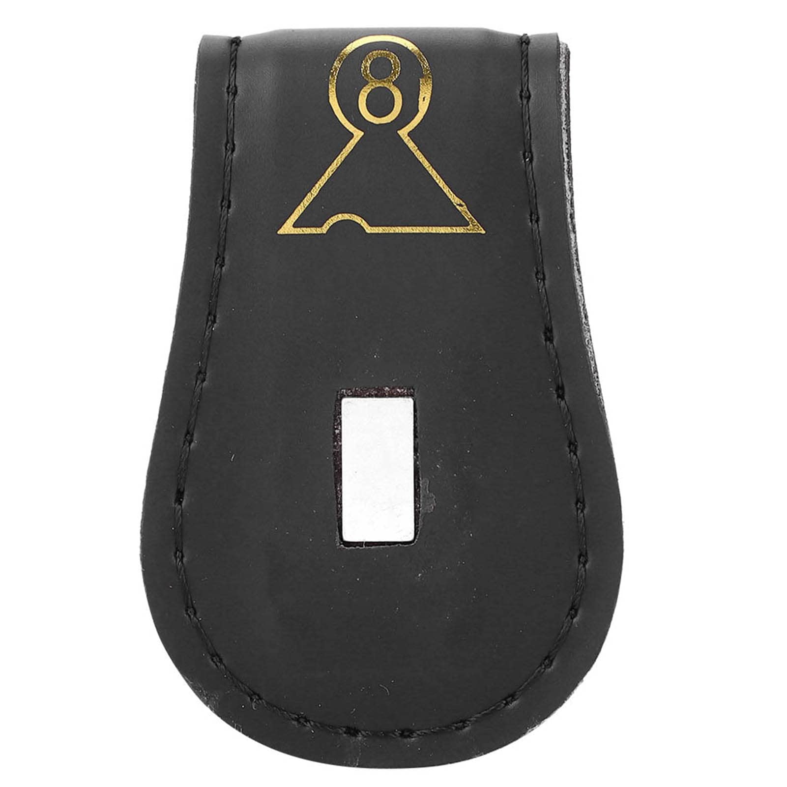 Premium Leather Magnetic Billiard Cue Chalk Holder - Portable Belt Clip for Pool Players - Compact 7x5x4.5cm Design - Perfect for Bars, Game Rooms & Professional Tournaments