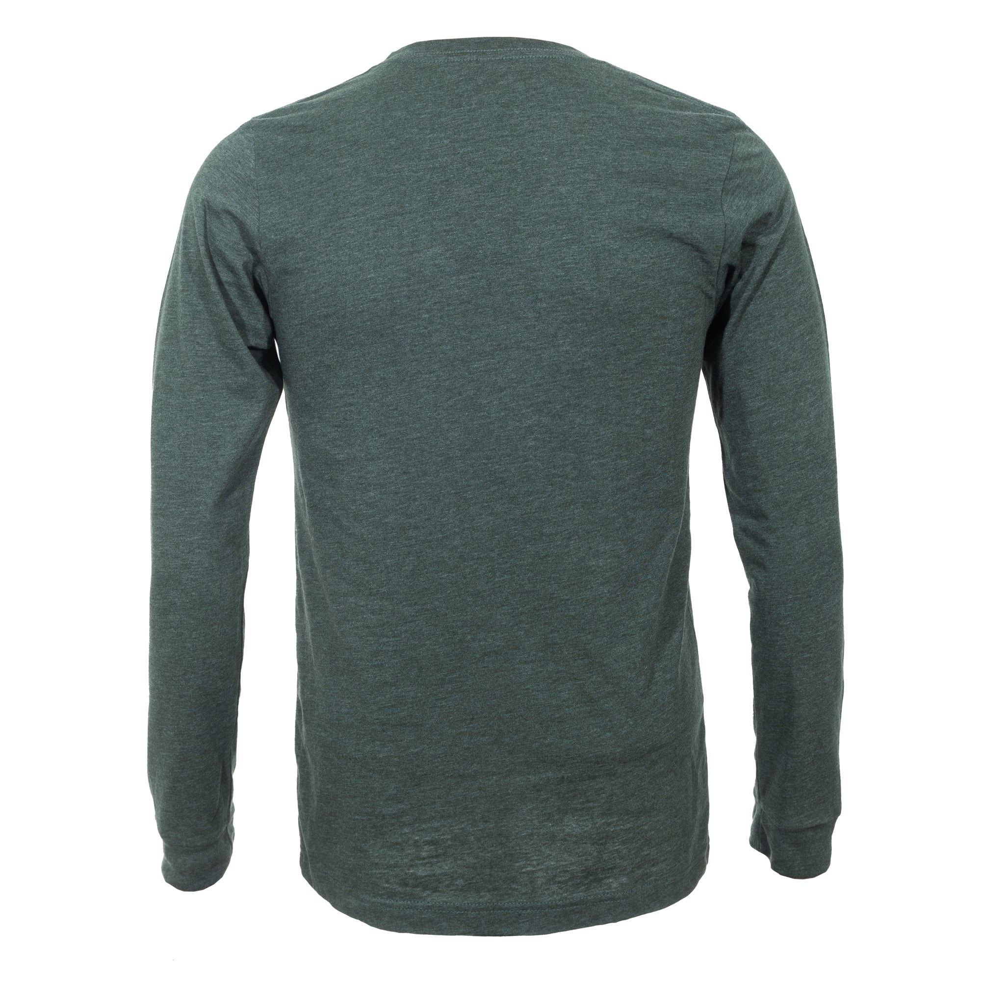 JUNK Tri-Blend Forest Long Sleeve T-Shirt for Men & Women - Soft Comfortable Casual Wear for Outdoor Activities & Daily Use