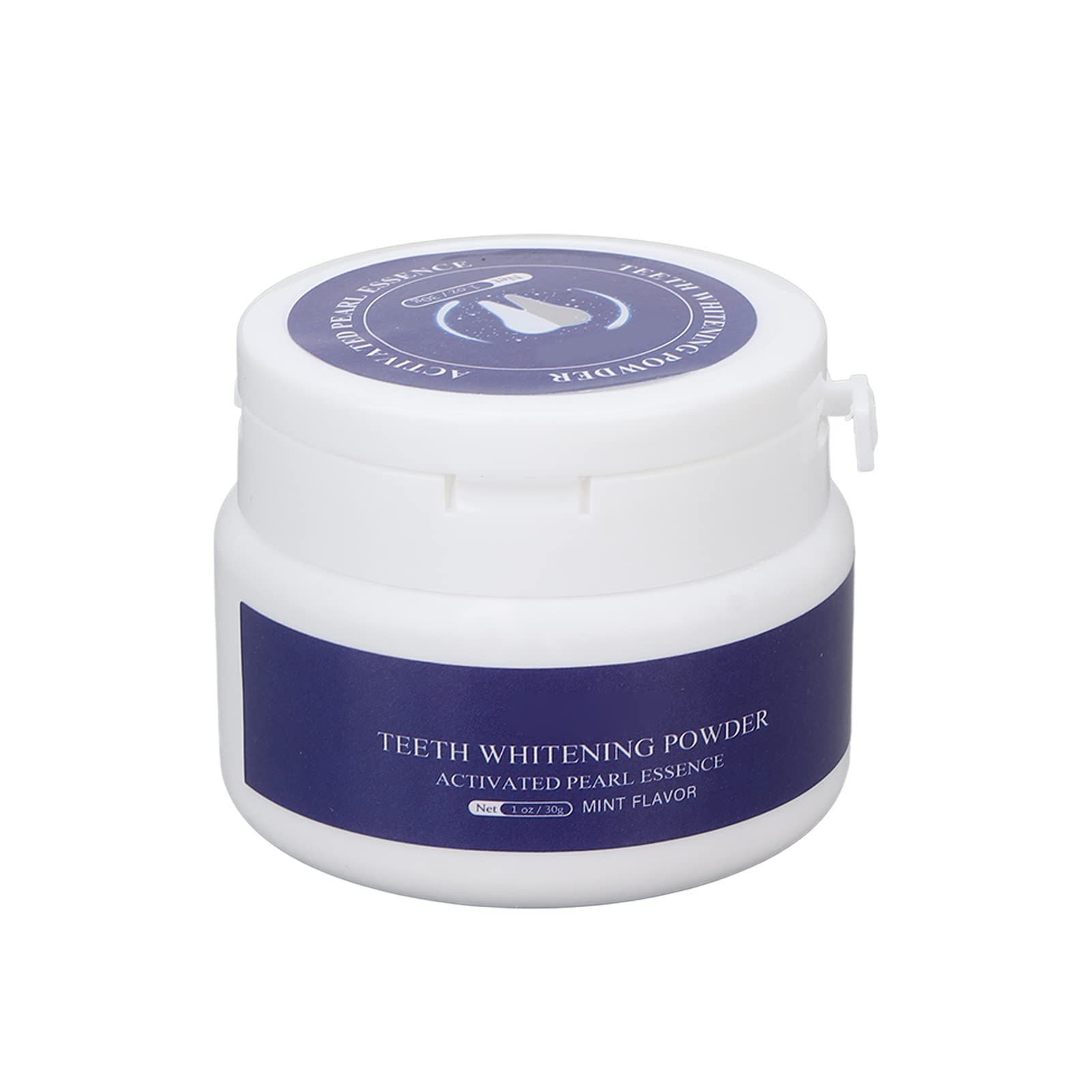 Natural Teeth Whitening Powder - 1.1 Oz Brightening Tooth Powder for Coffee, Tea & Smoking Stains | Enamel Safe Whitening Formula with Active Ingredients | Perfect for Daily Oral Care & Smile Enhancement