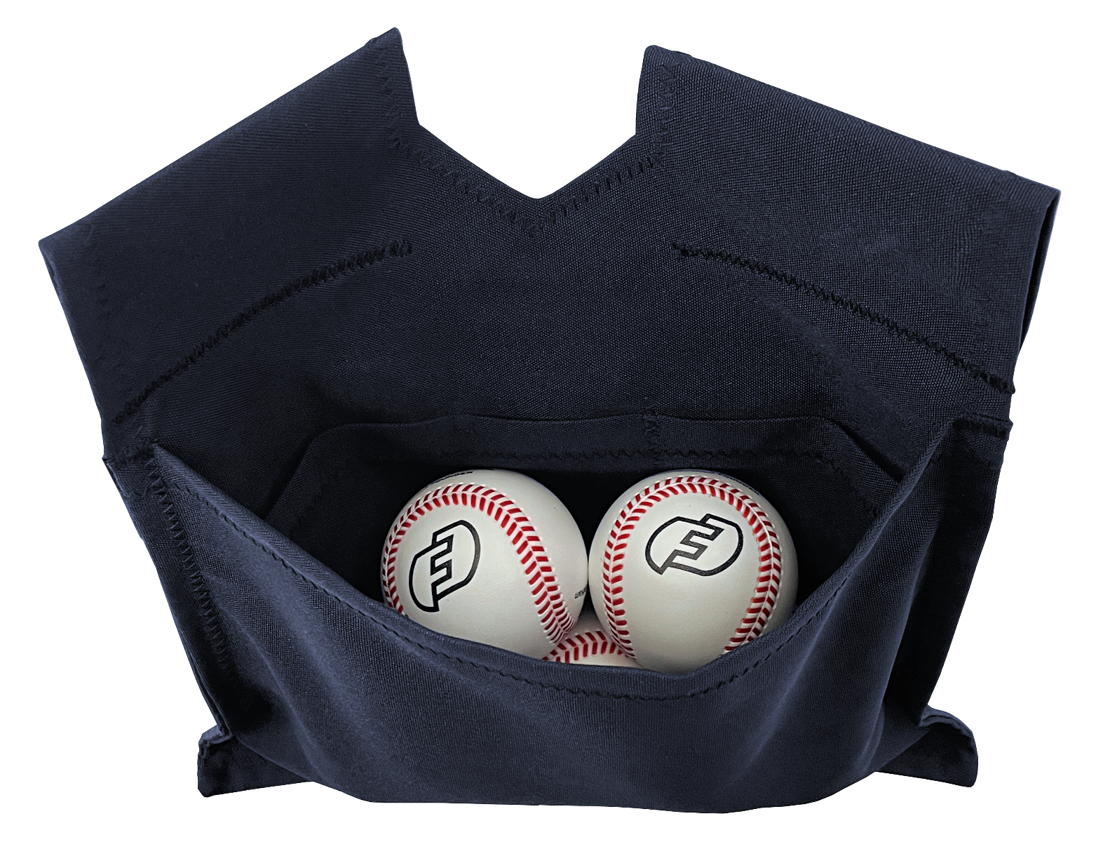 FORCE3 Dry Lo Umpire Ball Bag with Inside Pockets - Durable Baseball Umpire Gear for Games & Practices - Perfect for Organizing Baseballs, Accessories & Equipment