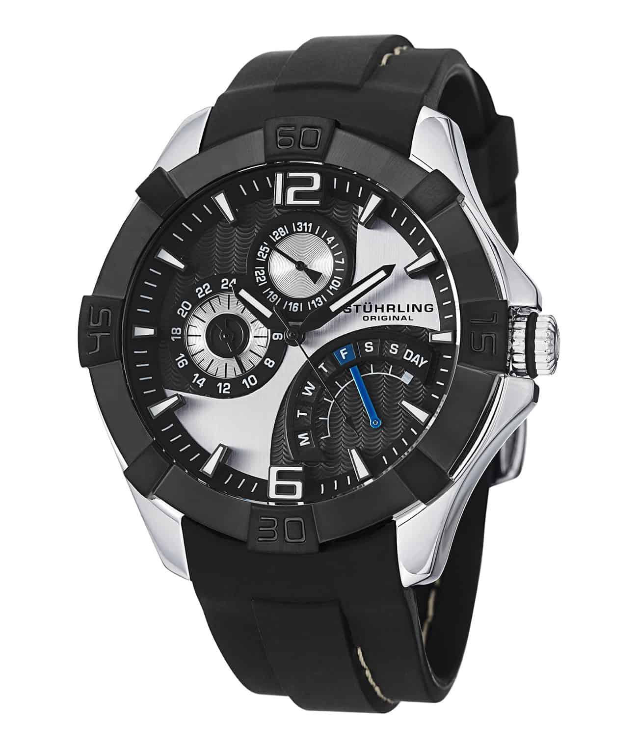 Gen X 264 Quartz 45mm Classic Men's Watch - Waterproof Stainless Steel Analog Wristwatch for Business, Casual & Formal Occasions