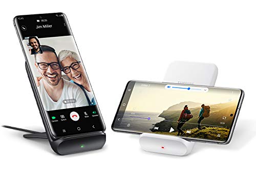 Samsung Wireless Charger Trio - Fast Qi-Compatible Charging Pad for Galaxy Phones, AirPods, Apple Watch & More - Charge 3 Devices Simultaneously | Perfect for Bedside, Office Desk & Travel | Black (US Version)