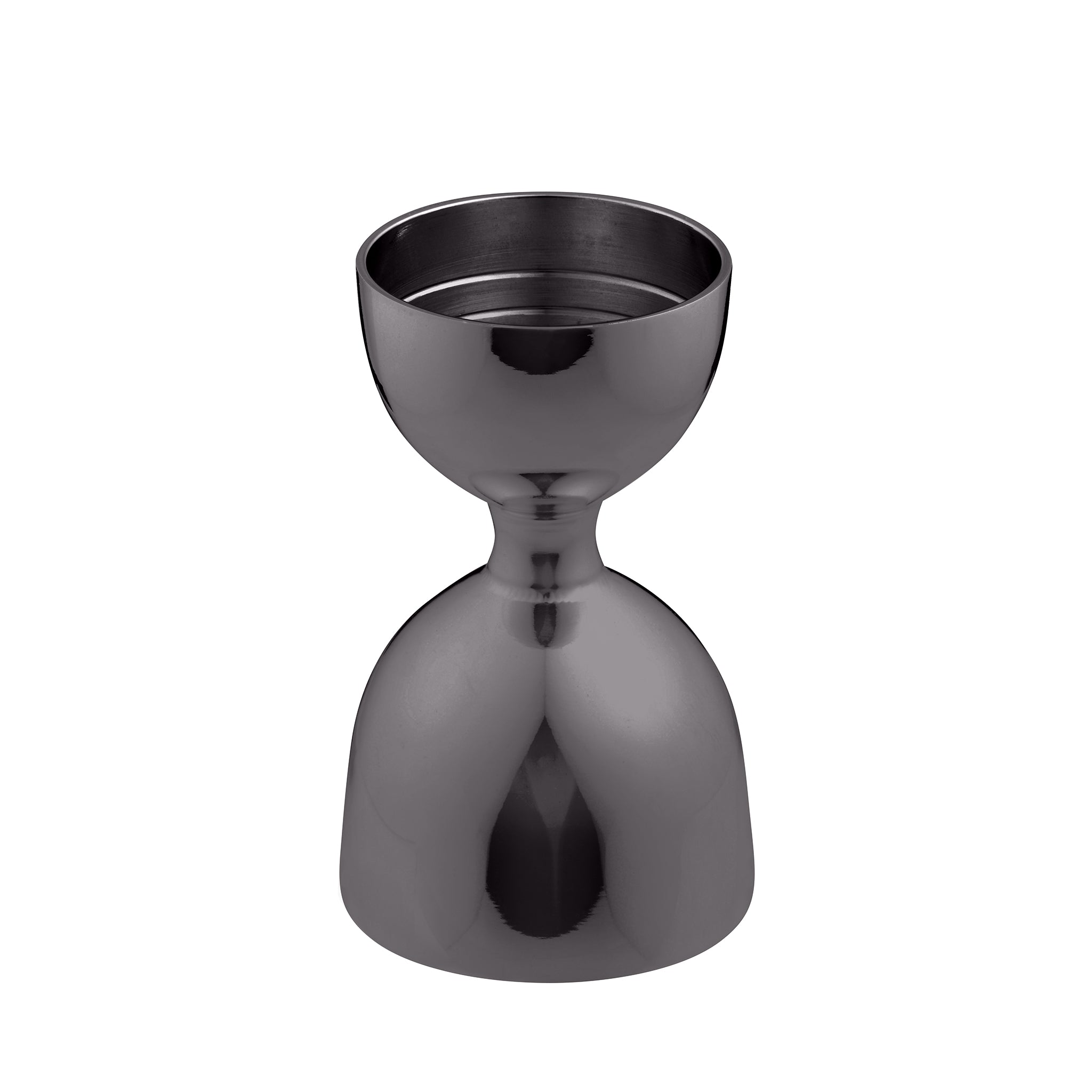 Premium Leopold Jigger Gunmetal Black - 30ml & 60ml Dual Measuring Cup for Cocktails, Bartending, and Mixology - Perfect for Home Bars and Professional Use