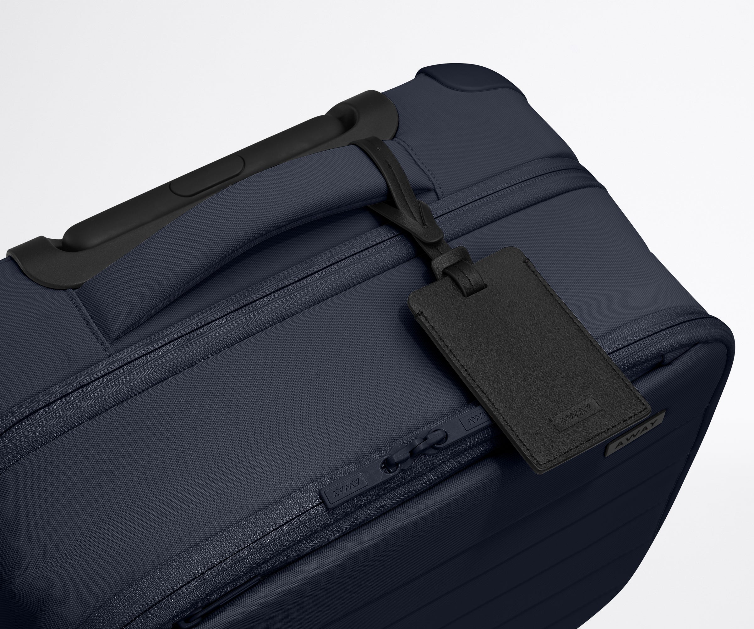 Softside Compact Carry On Luggage in Navy Blue - Lightweight & Durable Suitcase for Air Travel & Weekend Getaways