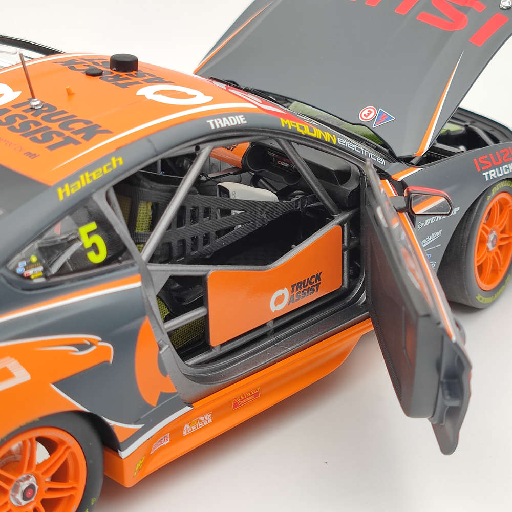 1/18 Scale Authentic Ford Mustang GT 2021 Diecast Model Car - Truck Assist Racing #5 Repco Mt Panorama 500 Limited Edition Collectible Toy Gift for Adults & Kids - Perfect for Display, Racing Enthusiasts, and Holiday Gifting
