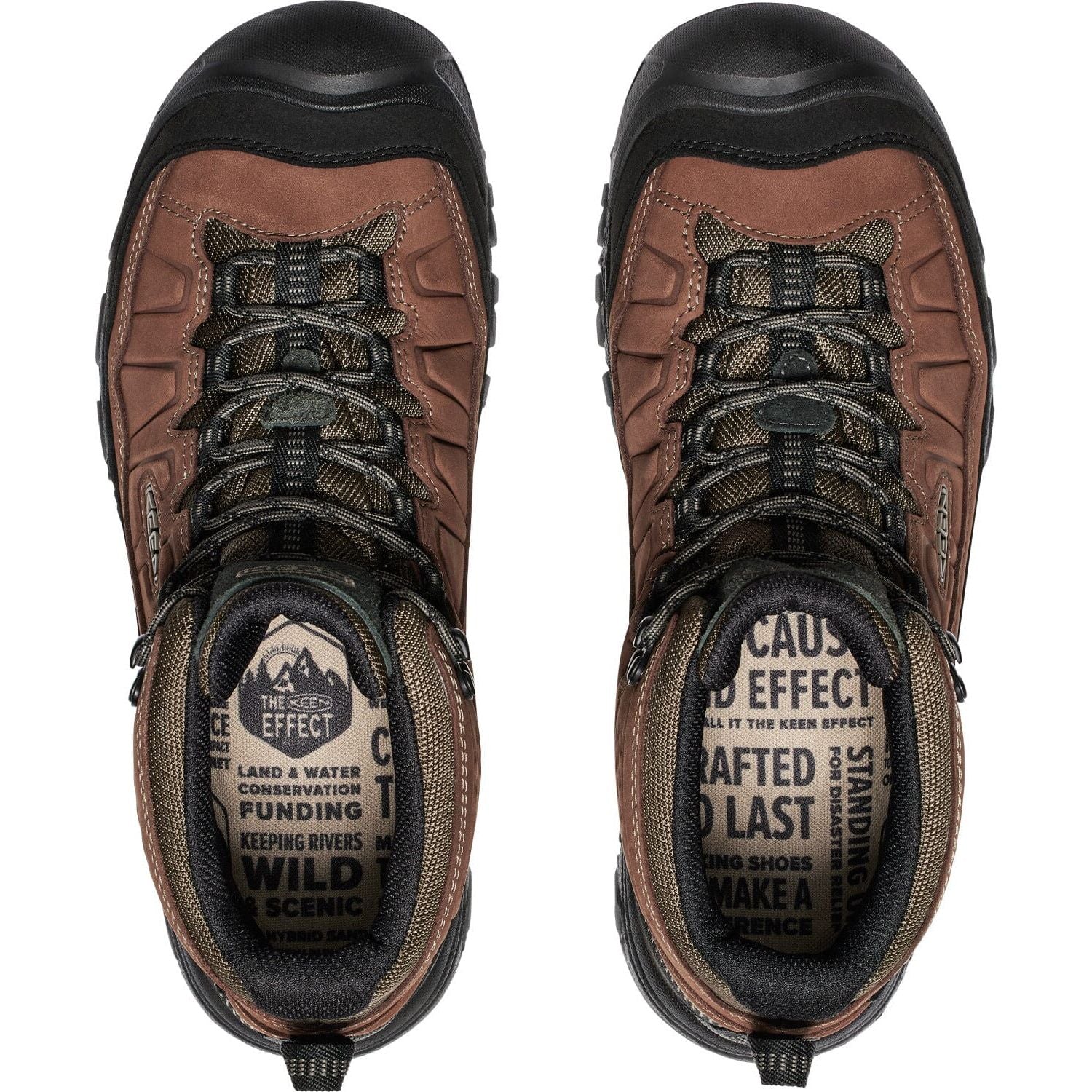 KEEN TARGHEE IV Waterproof Hiking Boots for Men - Medium & Wide Width - Durable Outdoor Trekking Shoes for Hiking, Camping & Mountain Adventures