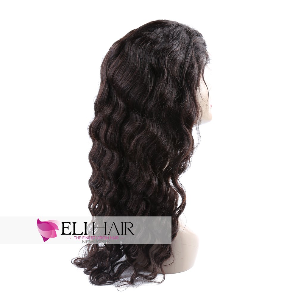 Natural Color Loose Deep Wave Virgin Human Hair Wigs 130% Density Brazilian Front Lace Wigs for Women - 12 Inch | Perfect for Daily Wear, Parties & Special Occasions