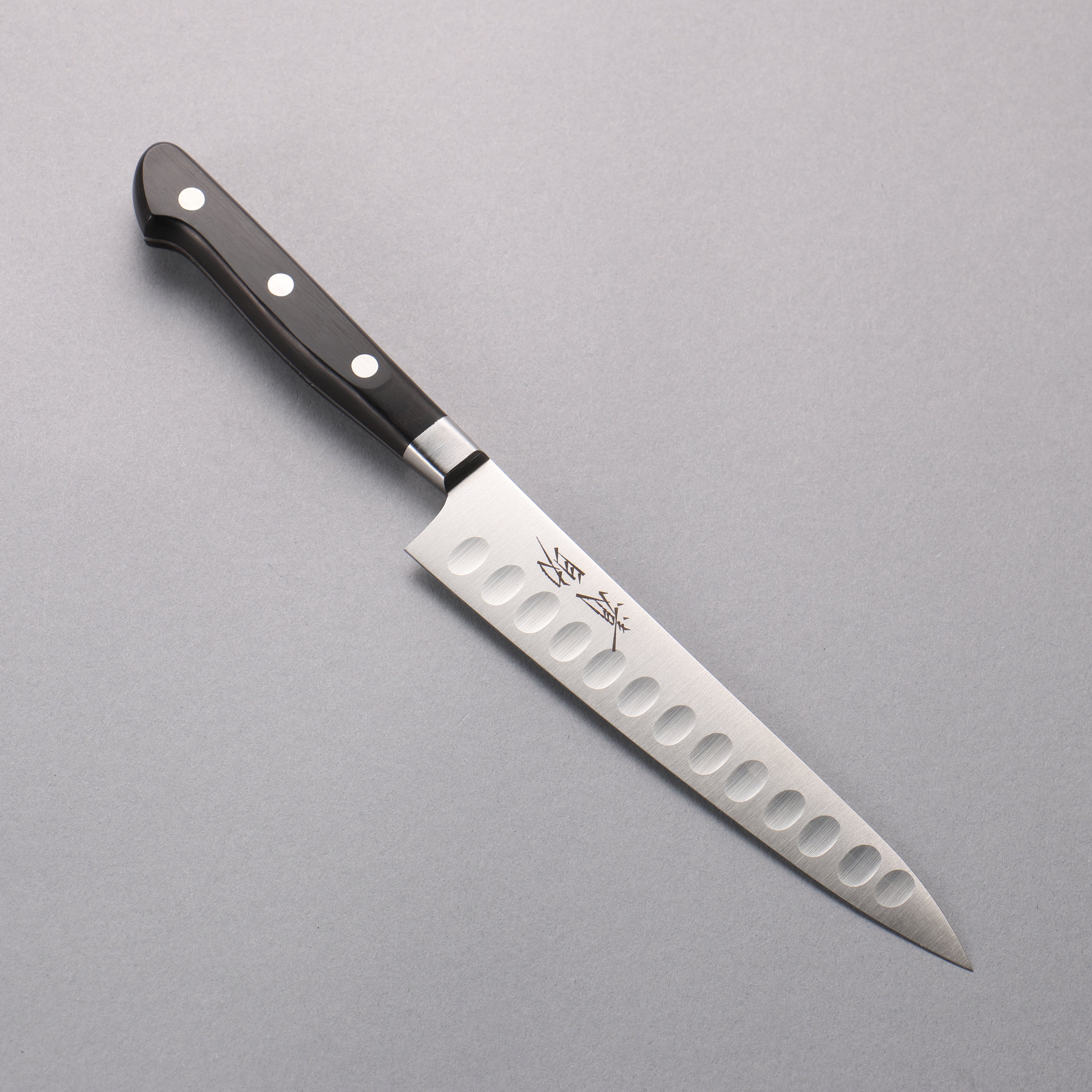 Premium Seisuke Swedish Steel Petty Utility Knife 150mm - Black Pakkawood Handle - Perfect for Slicing, Dicing & Precision Kitchen Tasks