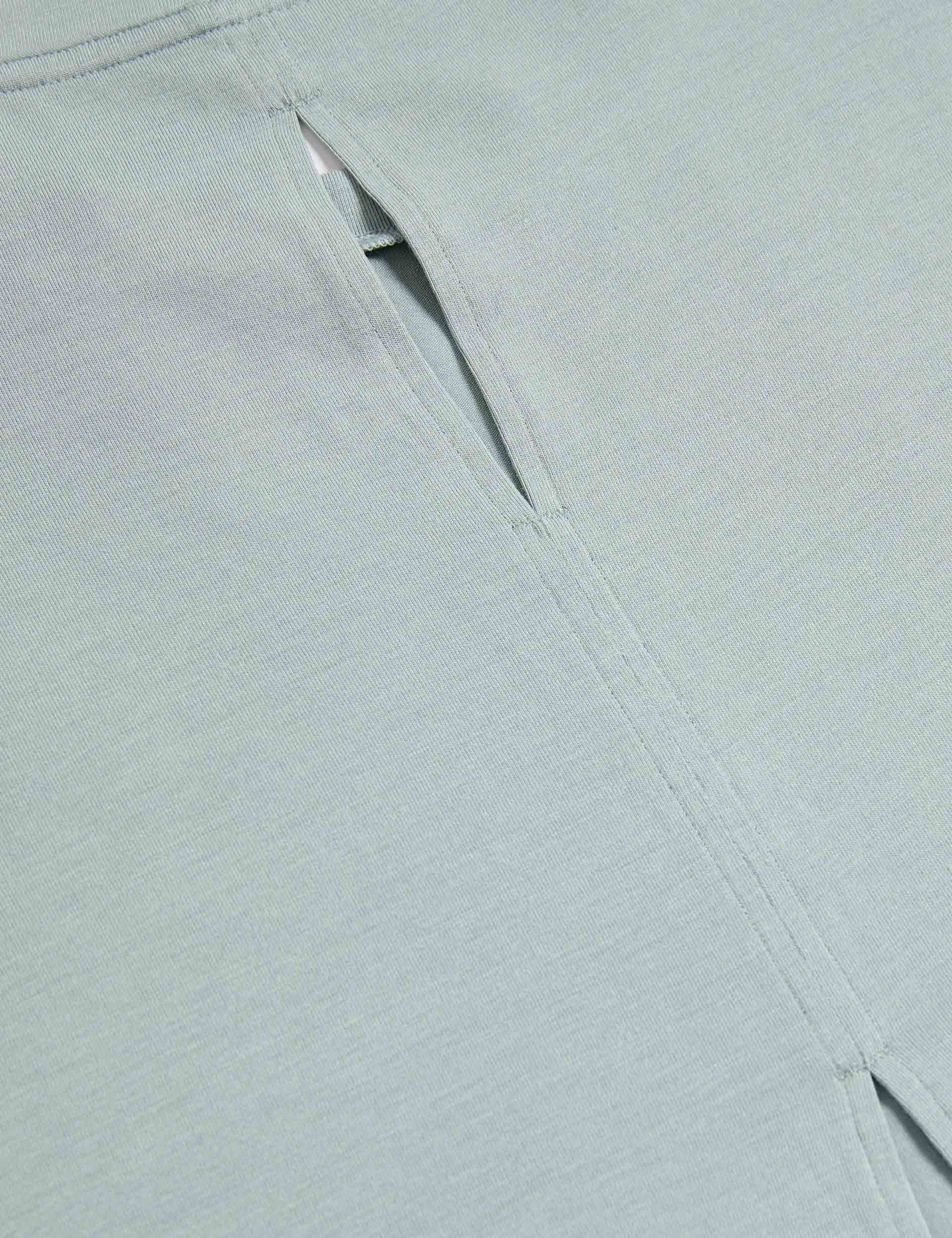 Breathable Modal Blend Lightweight Tie Back T-Shirt for Women - Soft Light Mint Green Casual Top | Perfect for Summer Outfits, Yoga, and Lounge Wear