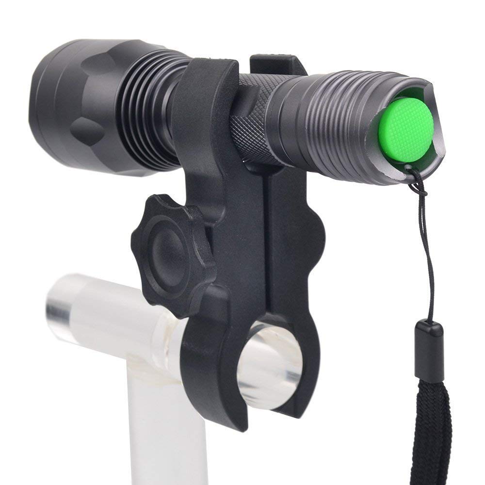 BESTSUN Predator Light 350 Yards Red LED Hunting Flashlight with Pressure Switch, Scope & Picatinny Mounts - Tactical Light for Night Hunting Coyotes, Varmints, Hogs | Perfect for Outdoor Hunting, Camping & Security Use