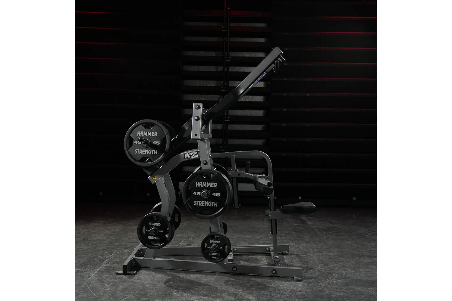 Hammer Strength Plate Loaded Iso-Lateral Wide Pulldown Machine - Professional Gym Equipment for Back Workouts & Strength Training