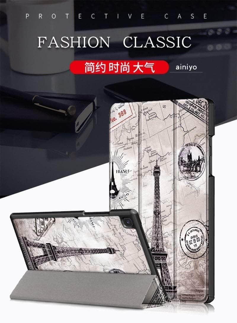 Samsung Galaxy Tab A7 10.4 (T500/T505) Magnetic Folding Stand Case - Slim Protective Cover with Auto Wake/Sleep for Home, Office & Travel Use