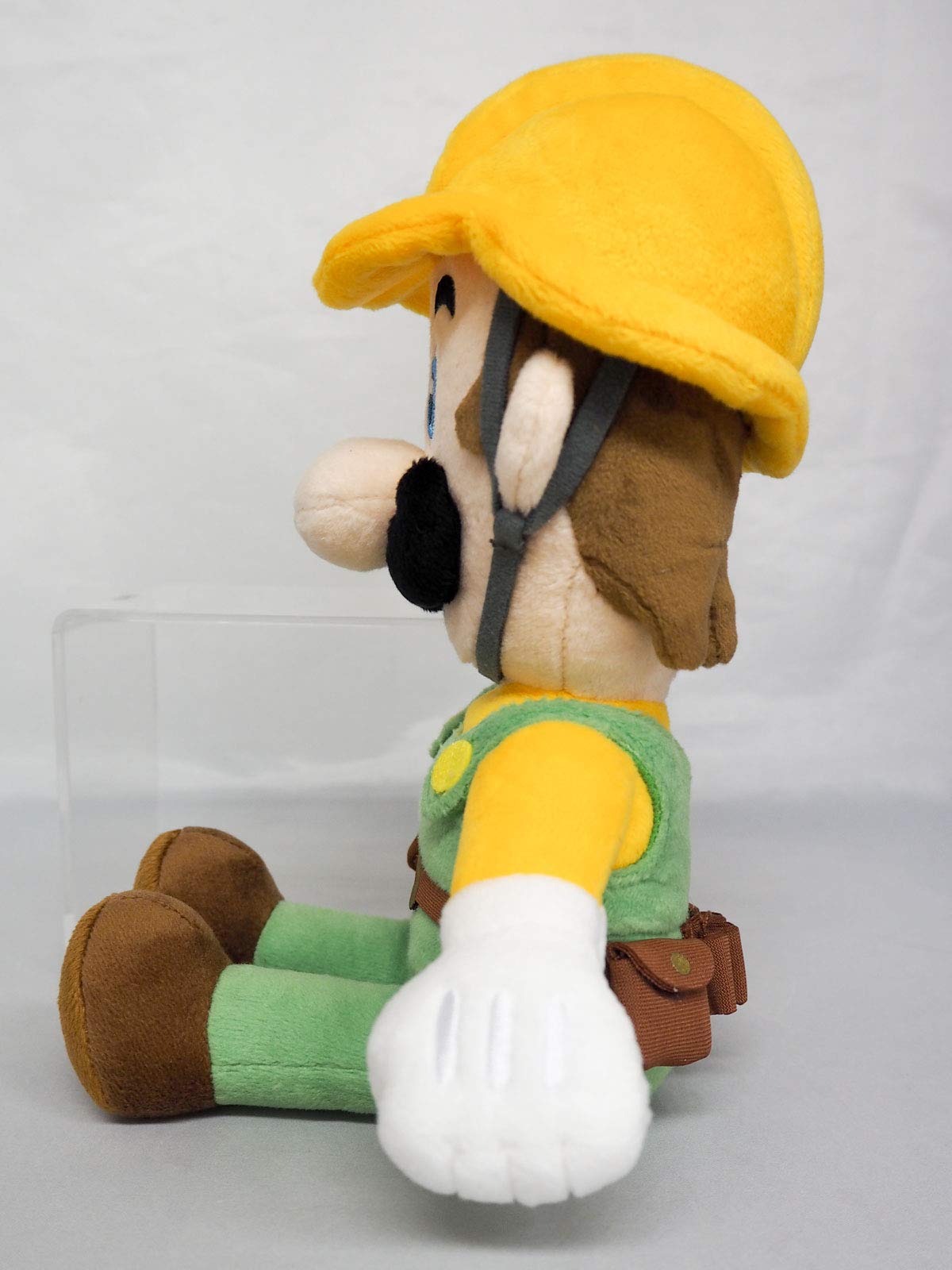 Super Mario Maker 2 SMM02 Builder Luigi Plush Stuffed Toy - 10 Inch Soft Plush Doll for Nintendo Fans | Perfect Gift for Gamers, Collectors & Mario Lovers