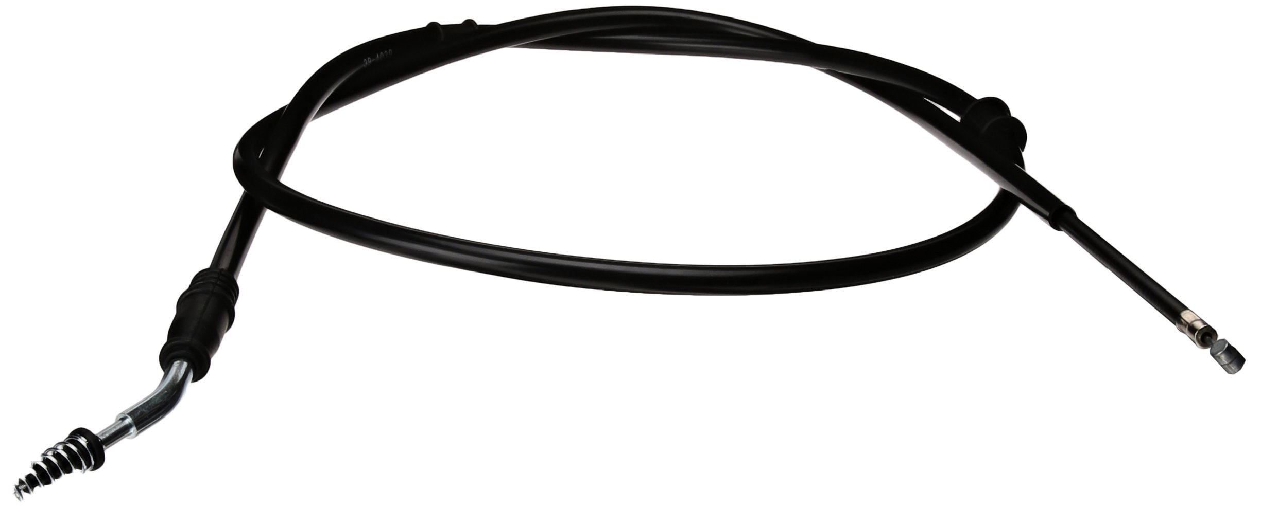 Black Vinyl Rear Hand Brake Cable - Durable Motorcycle & Bike Brake Replacement for Smooth Stopping - Perfect for Harley, Honda, Yamaha & More