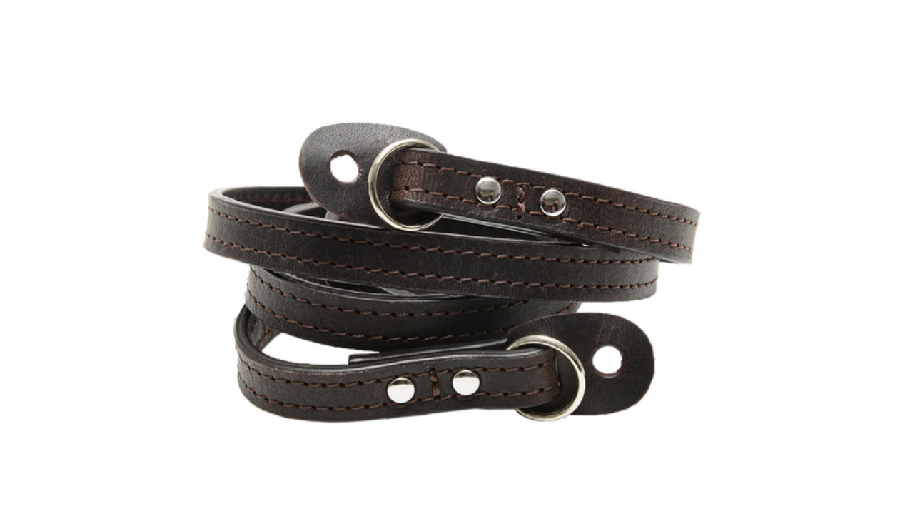 ONA Leather Sevilla Camera Strap Dark Truffle - Premium Adjustable Neck Strap for DSLR & Mirrorless Cameras - Perfect for Travel, Street & Wedding Photography