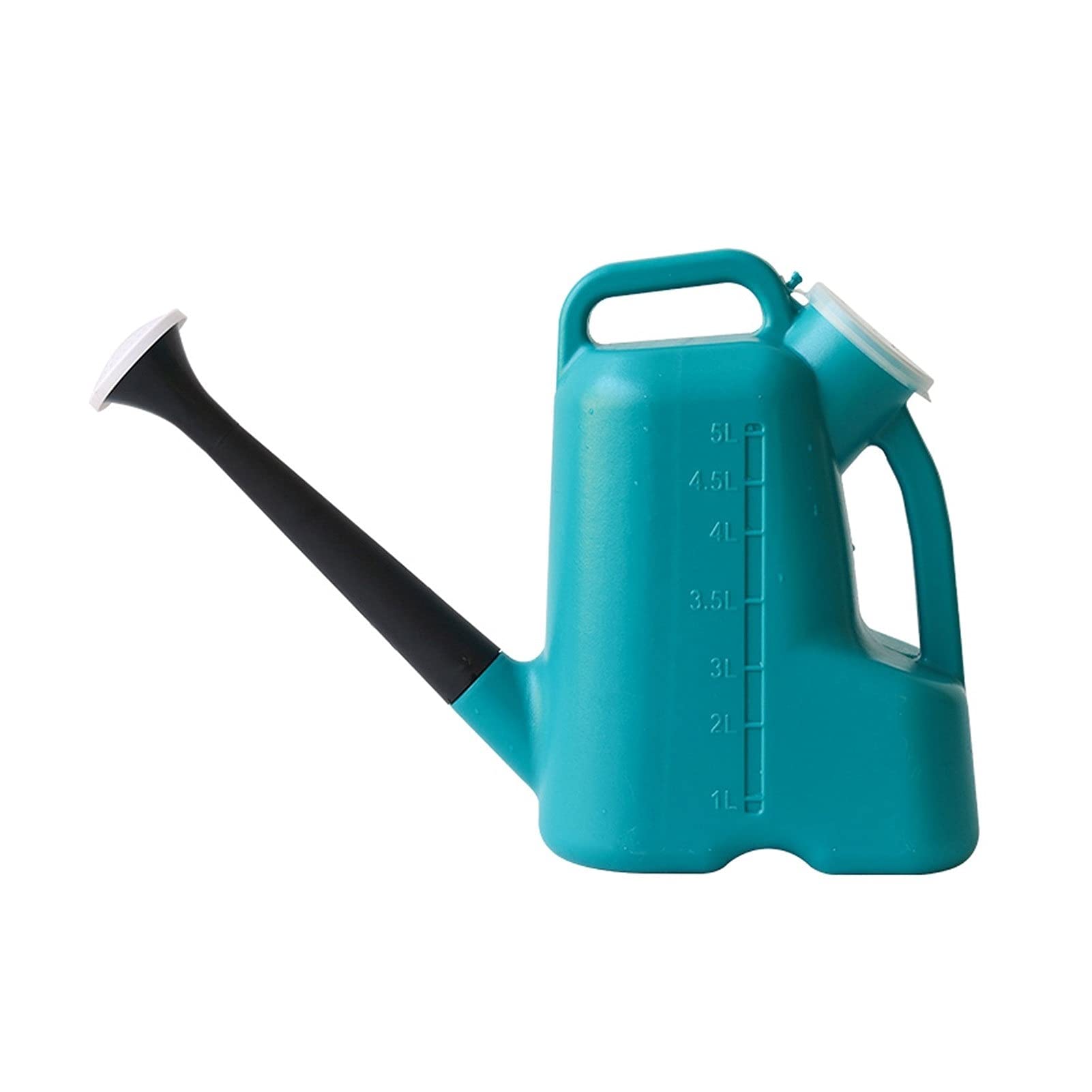 Large Watering Can for Indoor & Outdoor Plants - 3L & 5L Capacity with Long Spout & Sprinkler Head - Modern Decorative Garden Water Can in Blue & Green - Perfect for Houseplants, Flowers, and Garden Irrigation