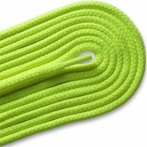 Thick Round Athletic Shoelaces - Neon Yellow (2 Pair Pack) | Durable Non-Slip Laces for Running Shoes, Sneakers & Workout Gear | Perfect for Sports, Gym & Outdoor Activities